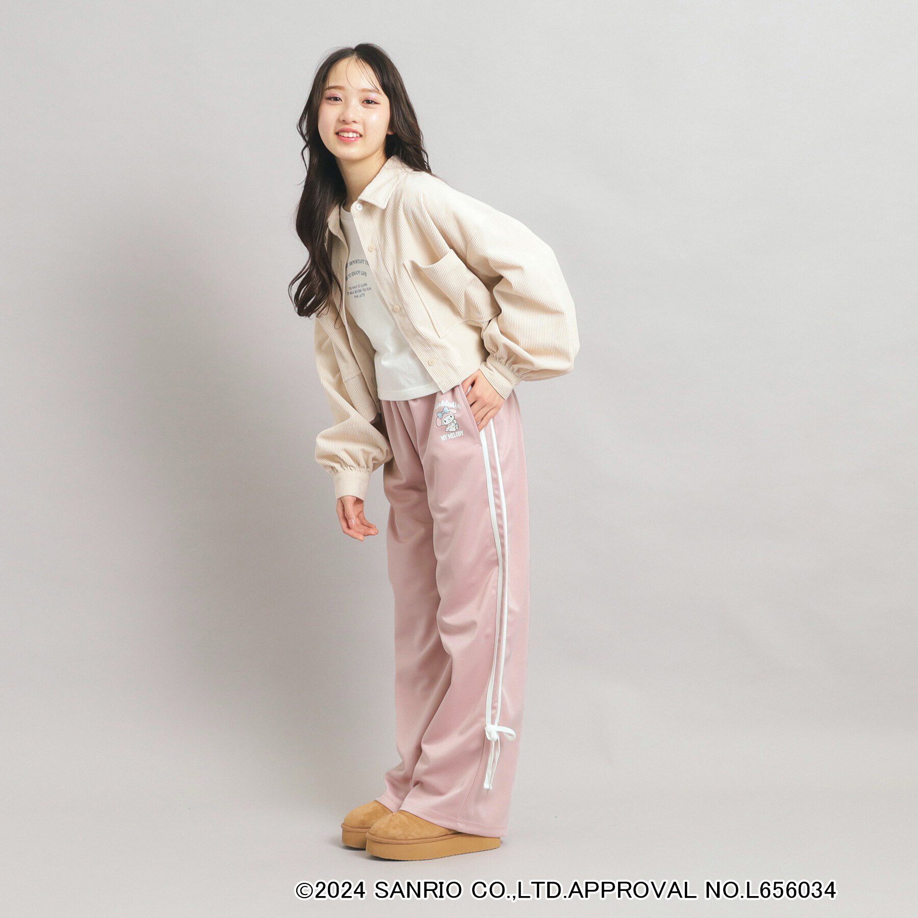 PINK-latte「【サンリオキャラクターズコラボ】サイドラインパンツ」|その他|