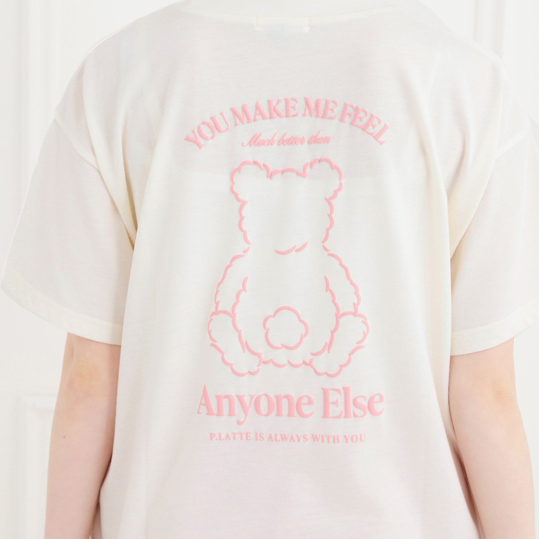 PINK-latte「くまちゃんTシャツ」|Tシャツ・カットソー|