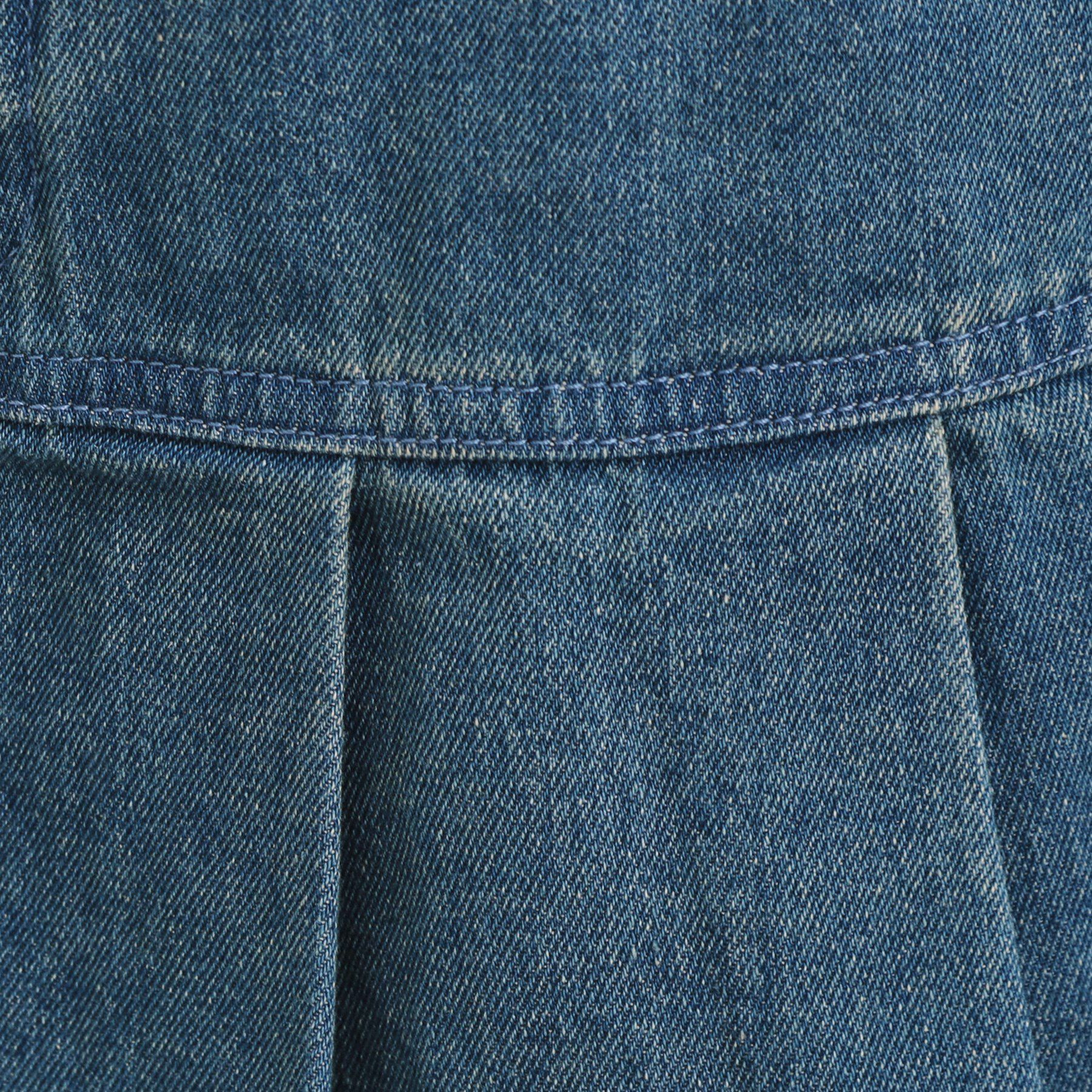 PINK-latte「デニム裾プリーツスカート」|スカート|