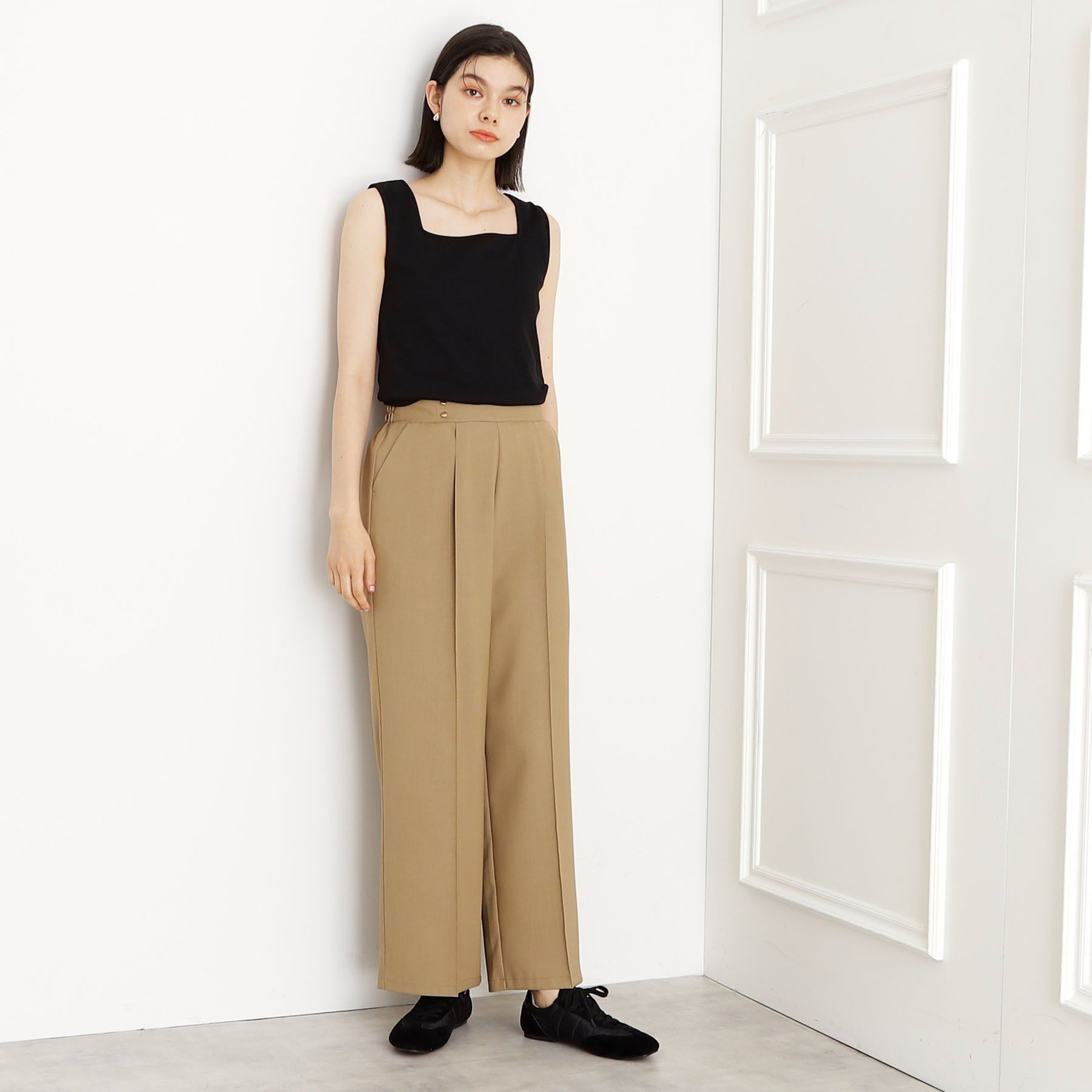 THE SHOP TK「【インナーに最適】2WAYスクエアタンク」|キャミソール|