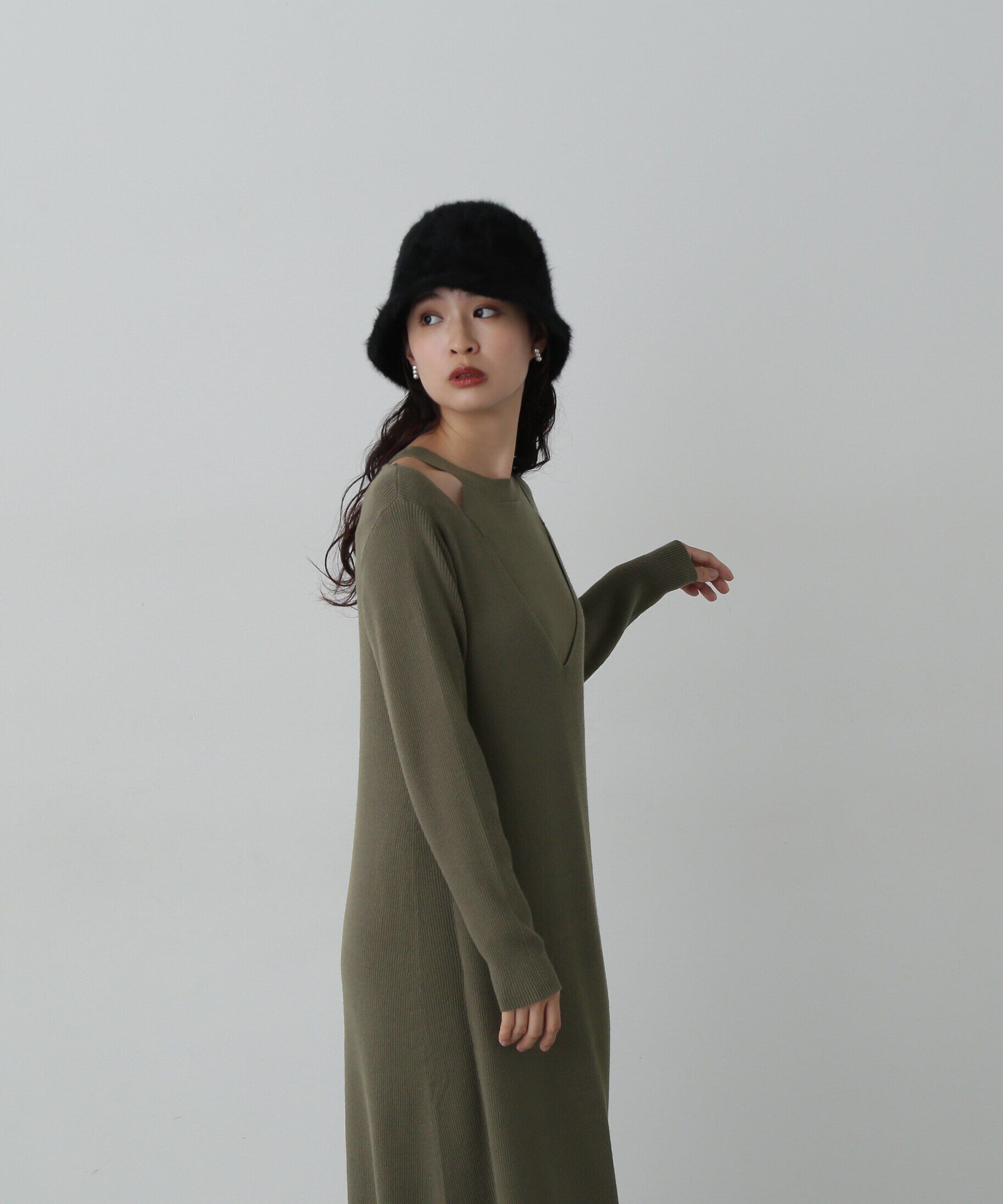  「アメスリニットワンピース」|ワンピース|