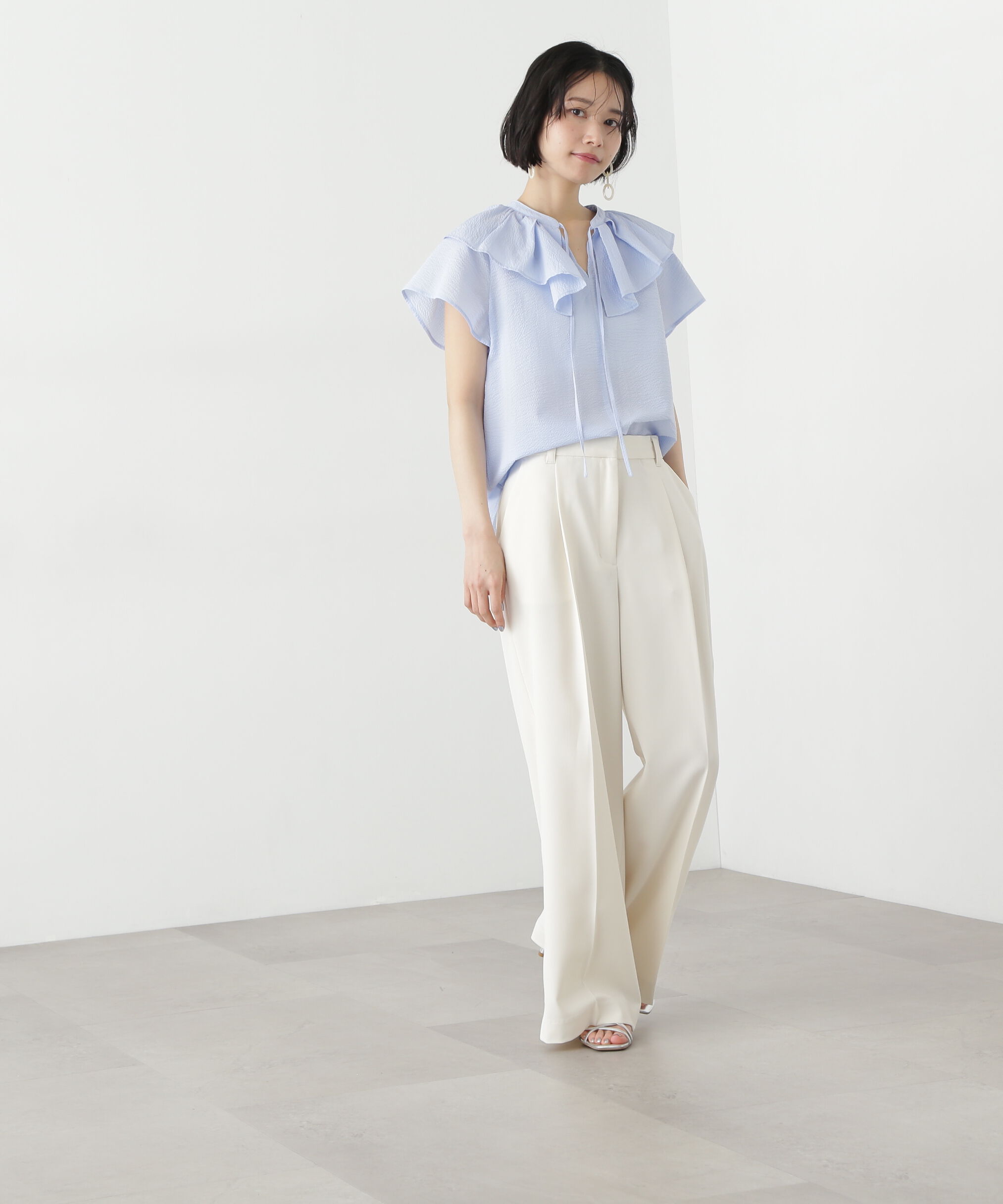  「ライトタックワイドパンツ」|その他|