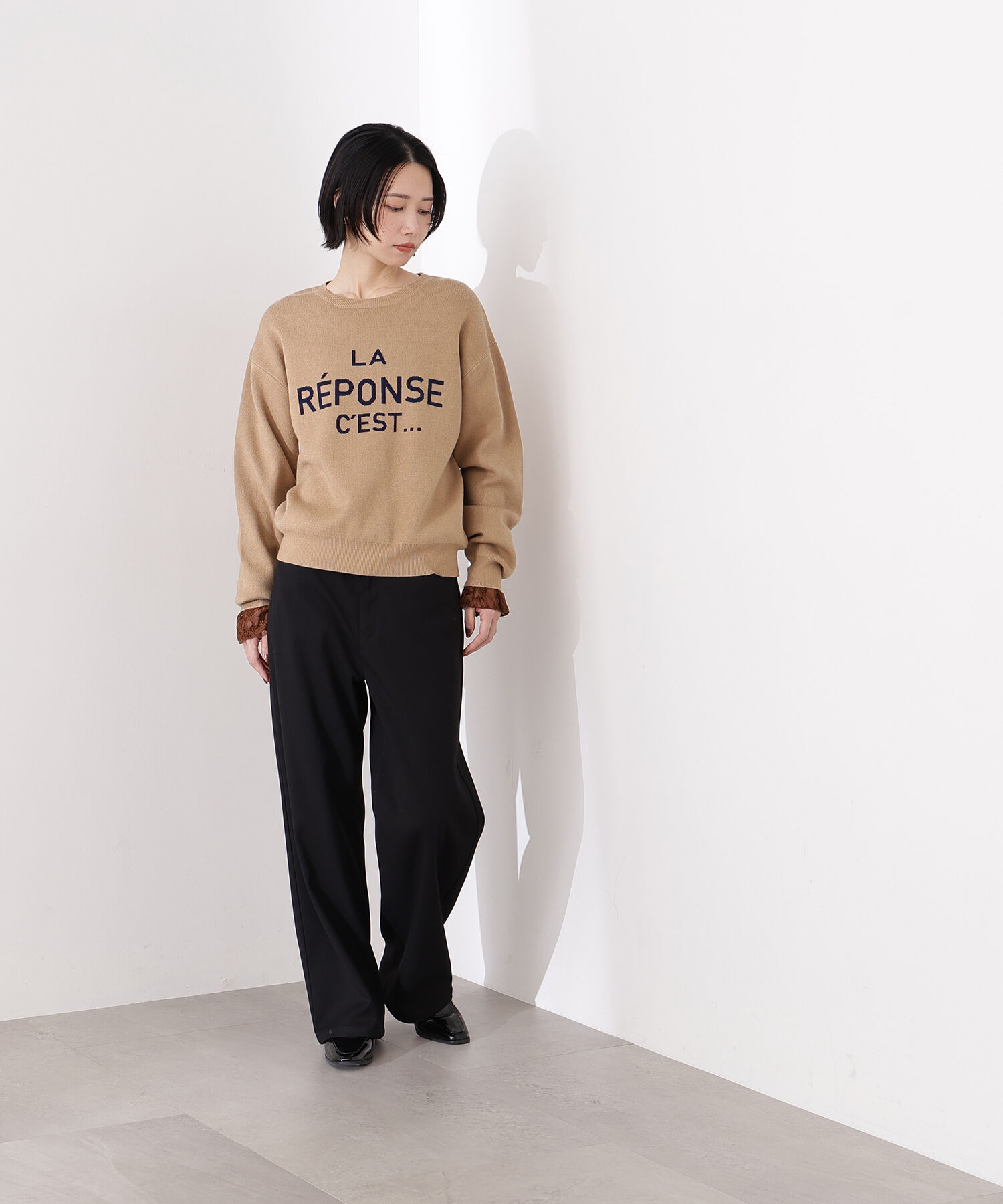  「ベーシックツイルワイドパンツ」|その他|