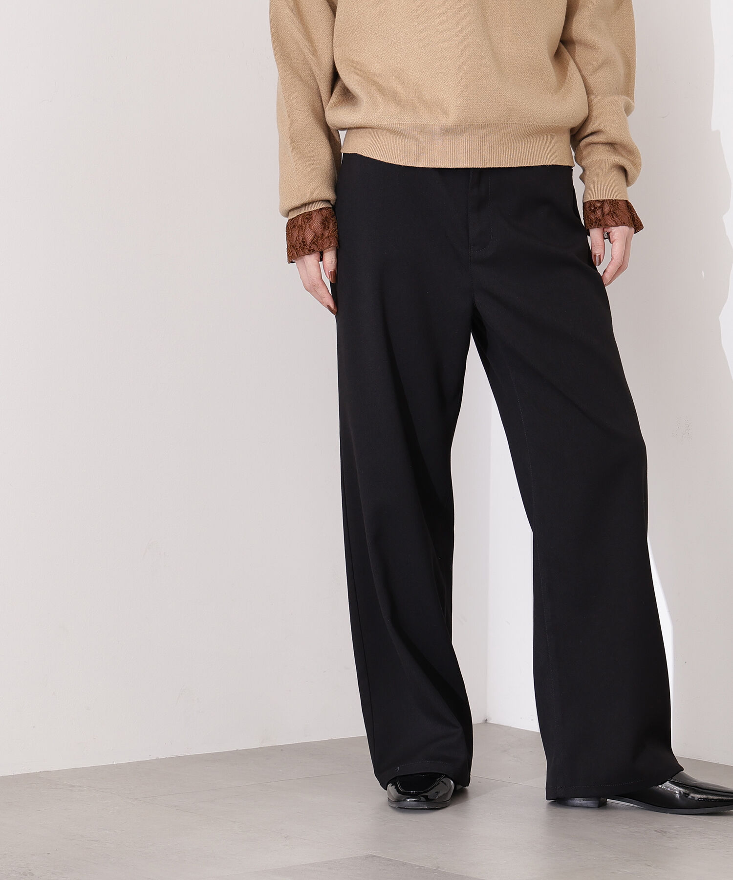  「ベーシックツイルワイドパンツ」|その他|