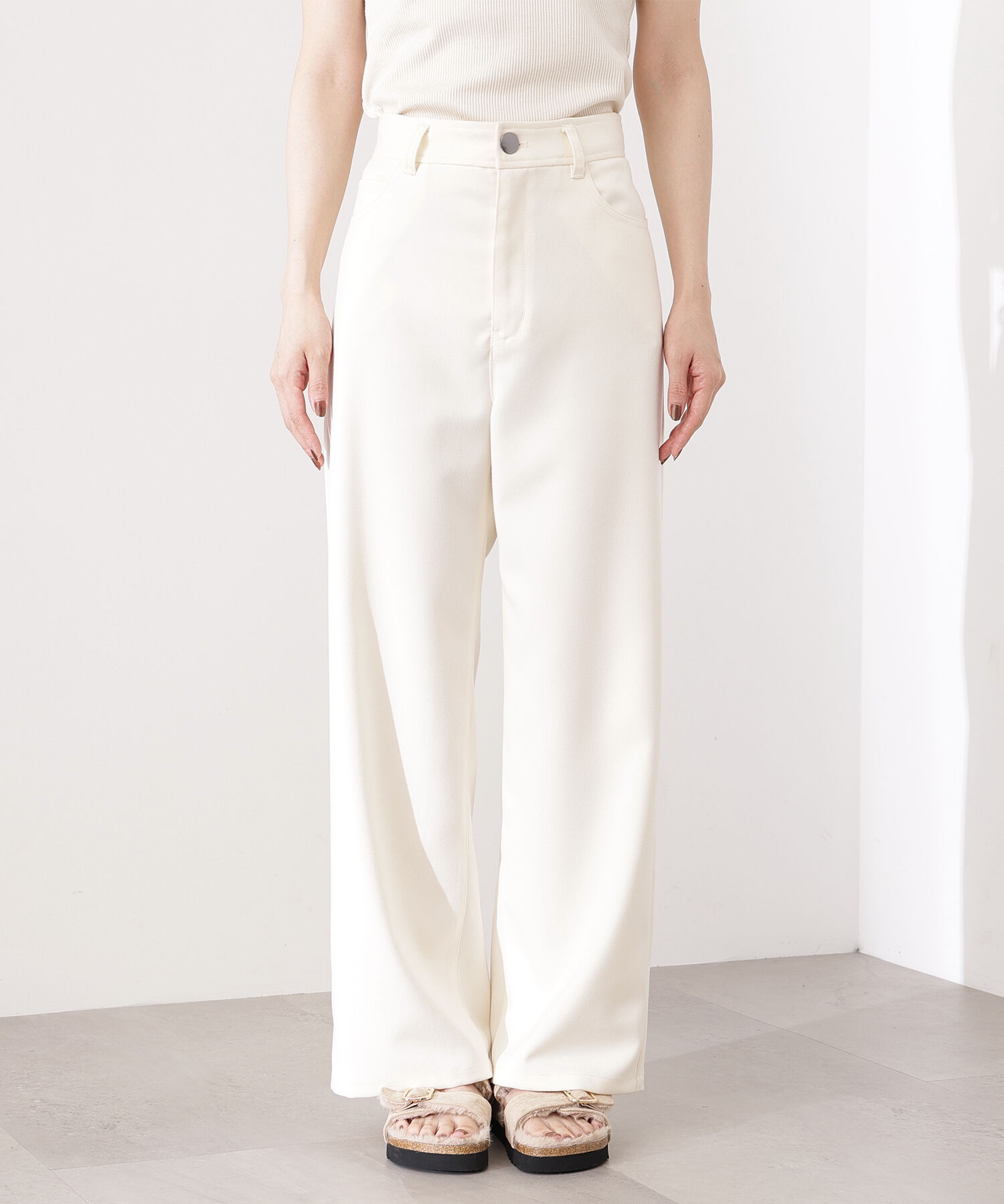  「ベーシックツイルワイドパンツ」|その他|