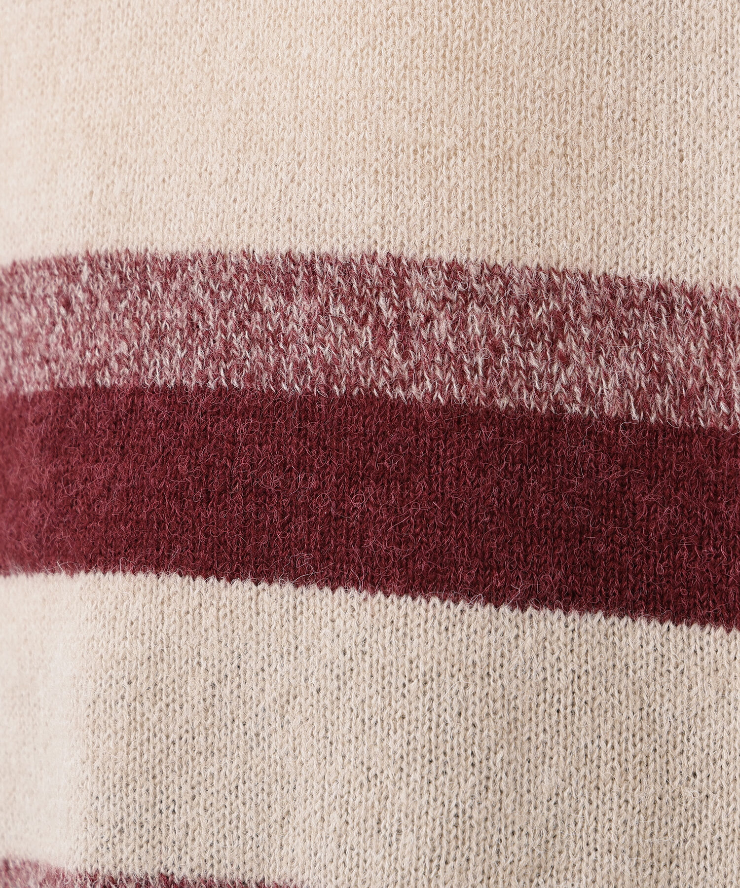  「ヘアリーボーダーニット」|ニット・セーター|