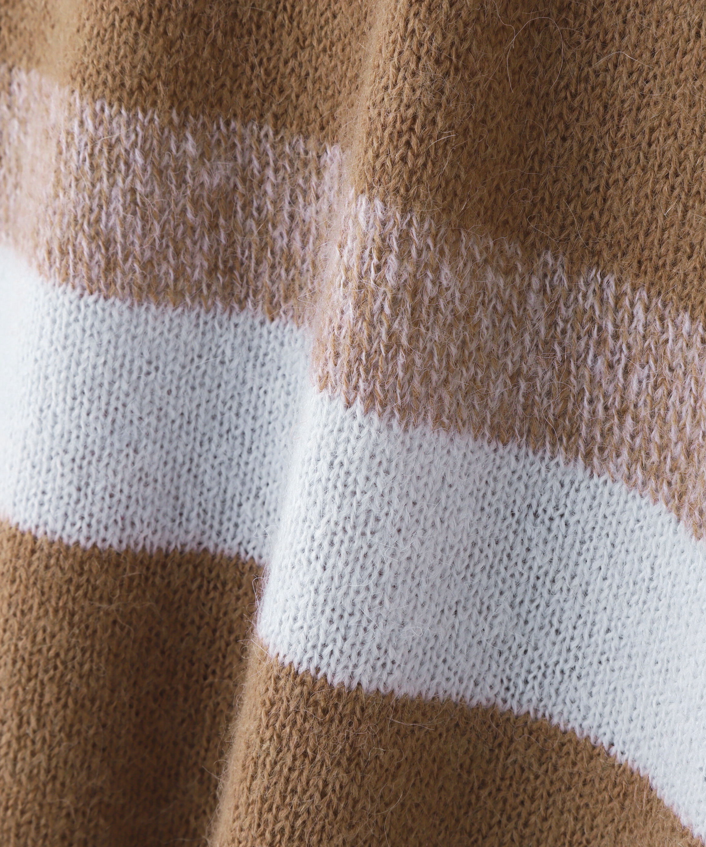  「ヘアリーボーダーニット」|ニット・セーター|