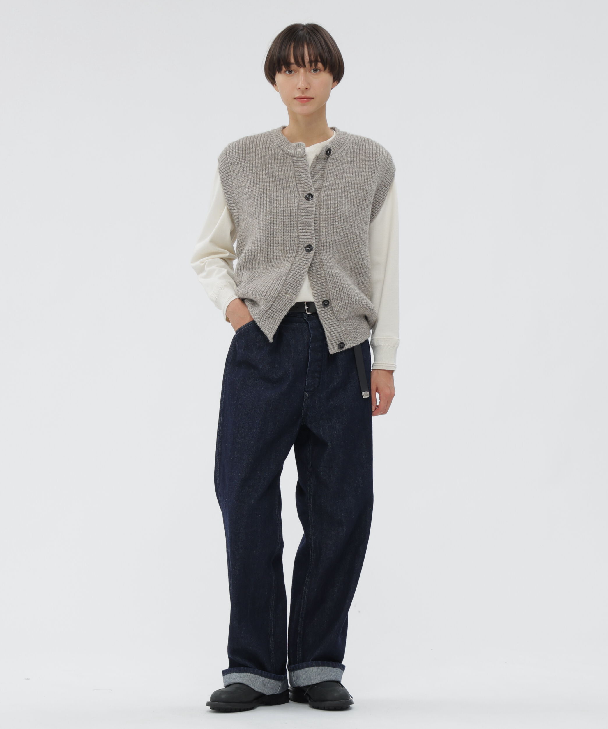 MHL.「LIGHT DENSED COTTON JERSEY TOP」|Tシャツ・カットソー|