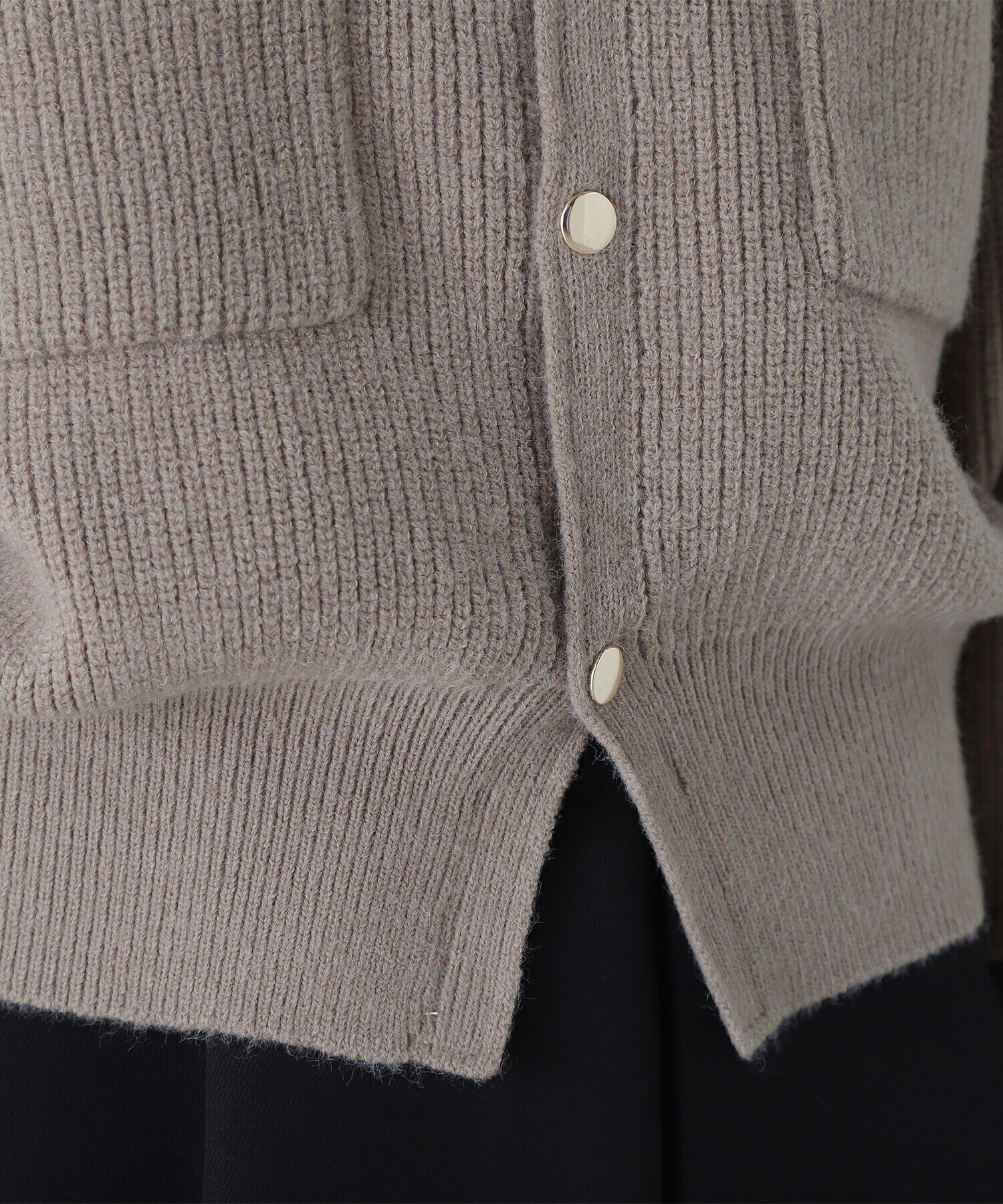  「襟付ニットジャケット」|ニット・セーター|