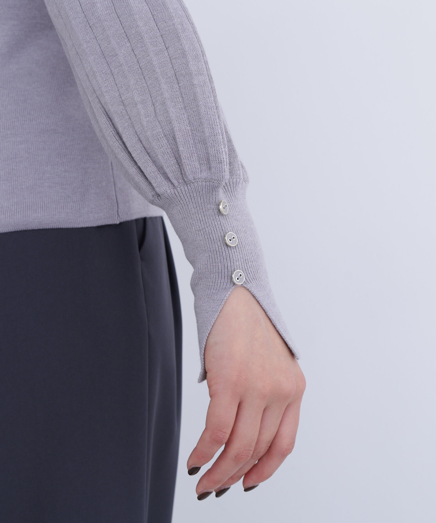  「プリーツスリーブニット」|ニット・セーター|