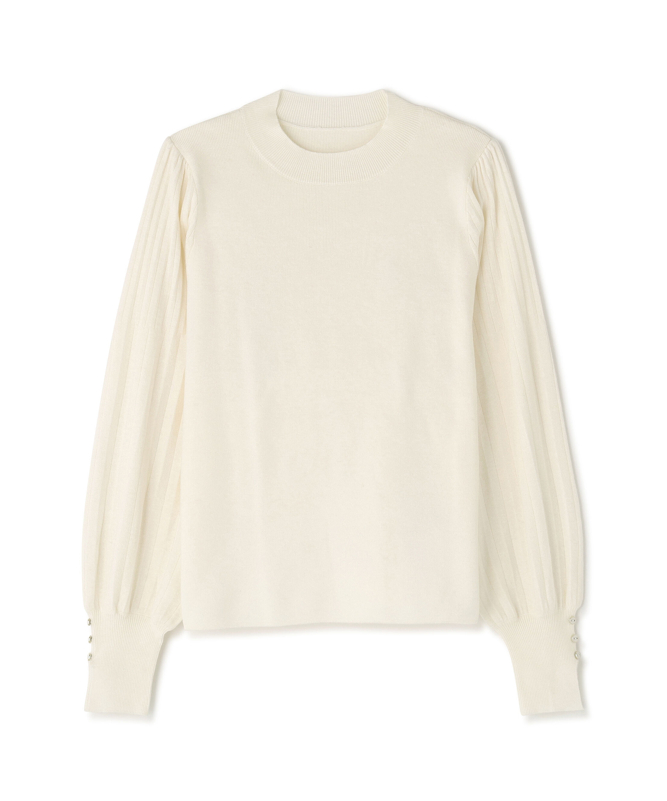  「プリーツスリーブニット」|ニット・セーター|