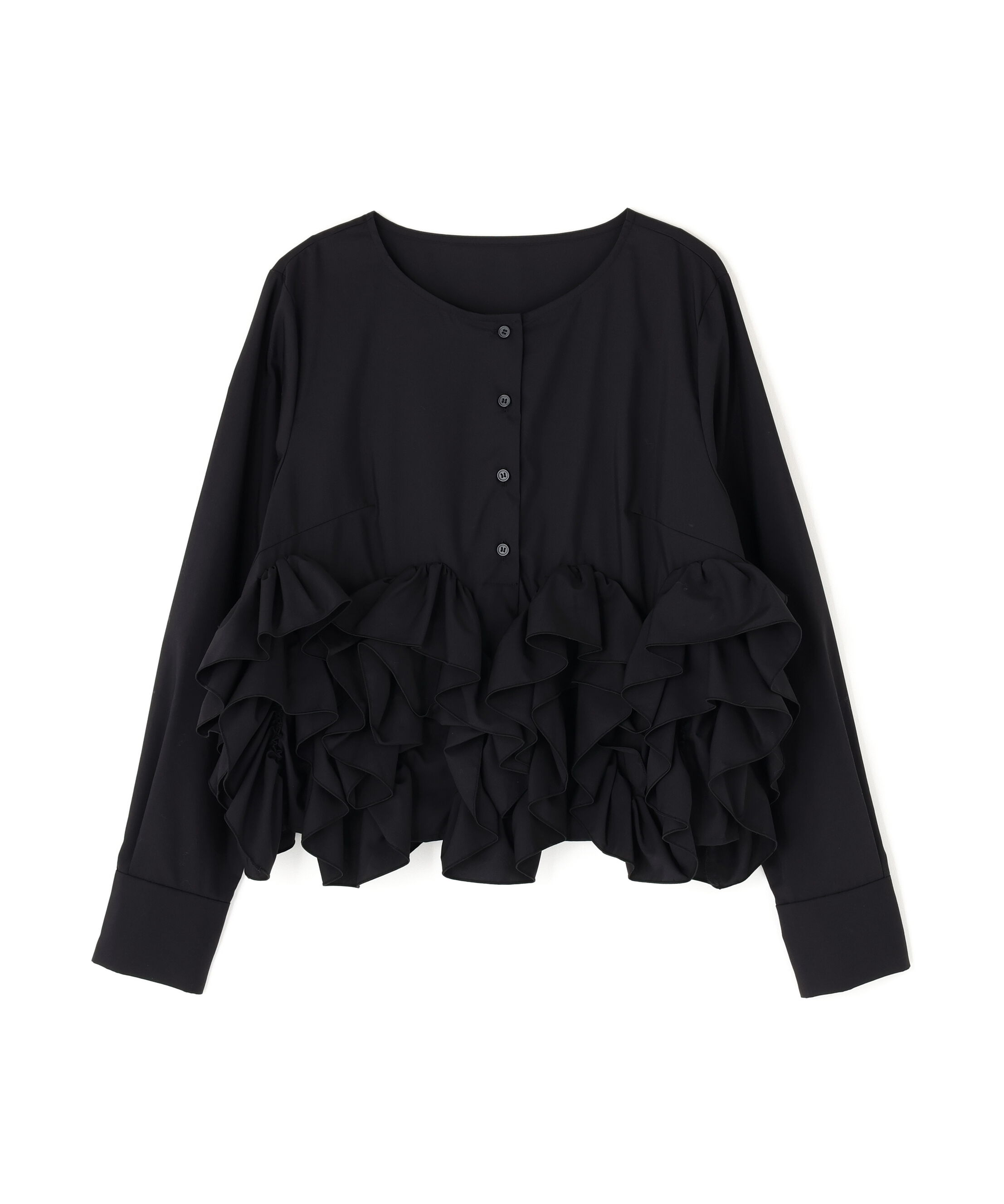  「ヘムデザインブラウス」|シャツ・ブラウス|