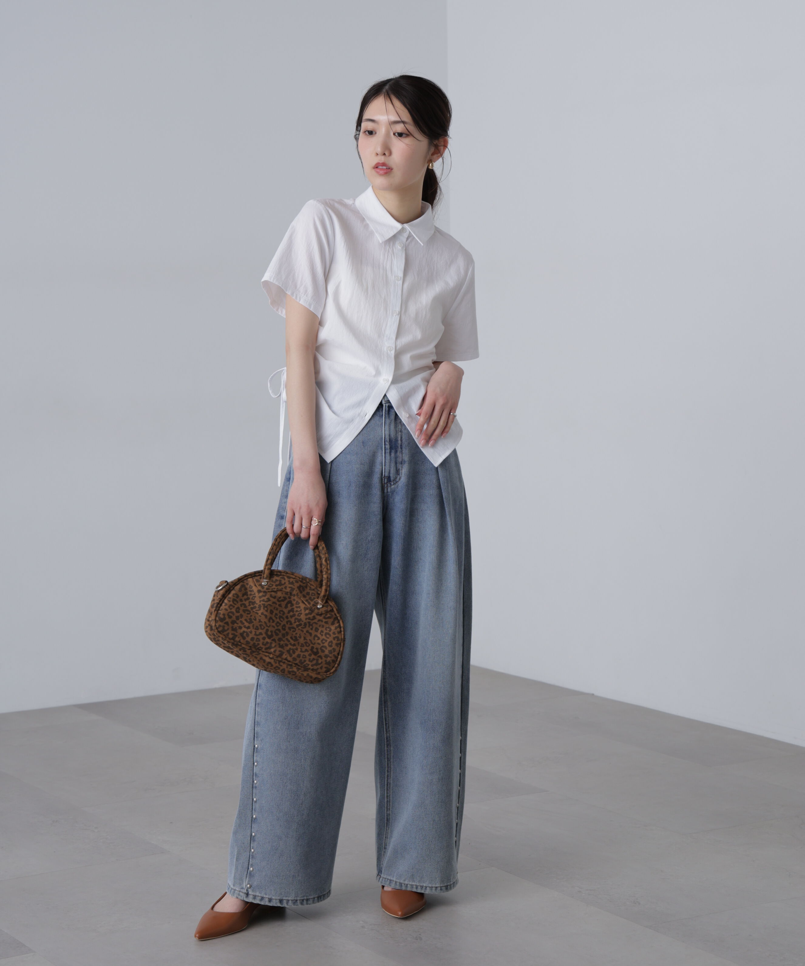  「ドロストチェックシャツ」|シャツ・ブラウス|