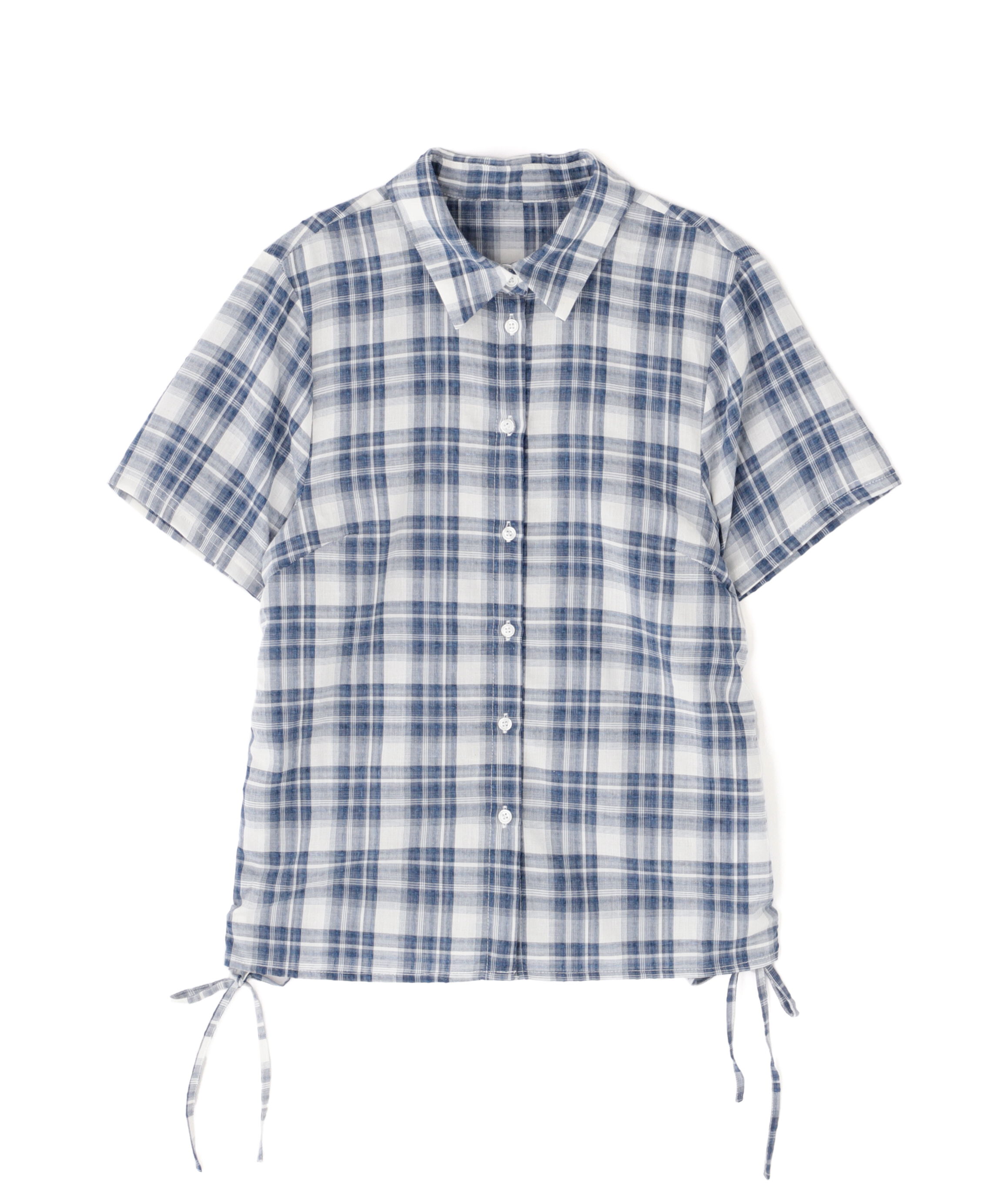  「ドロストチェックシャツ」|シャツ・ブラウス|