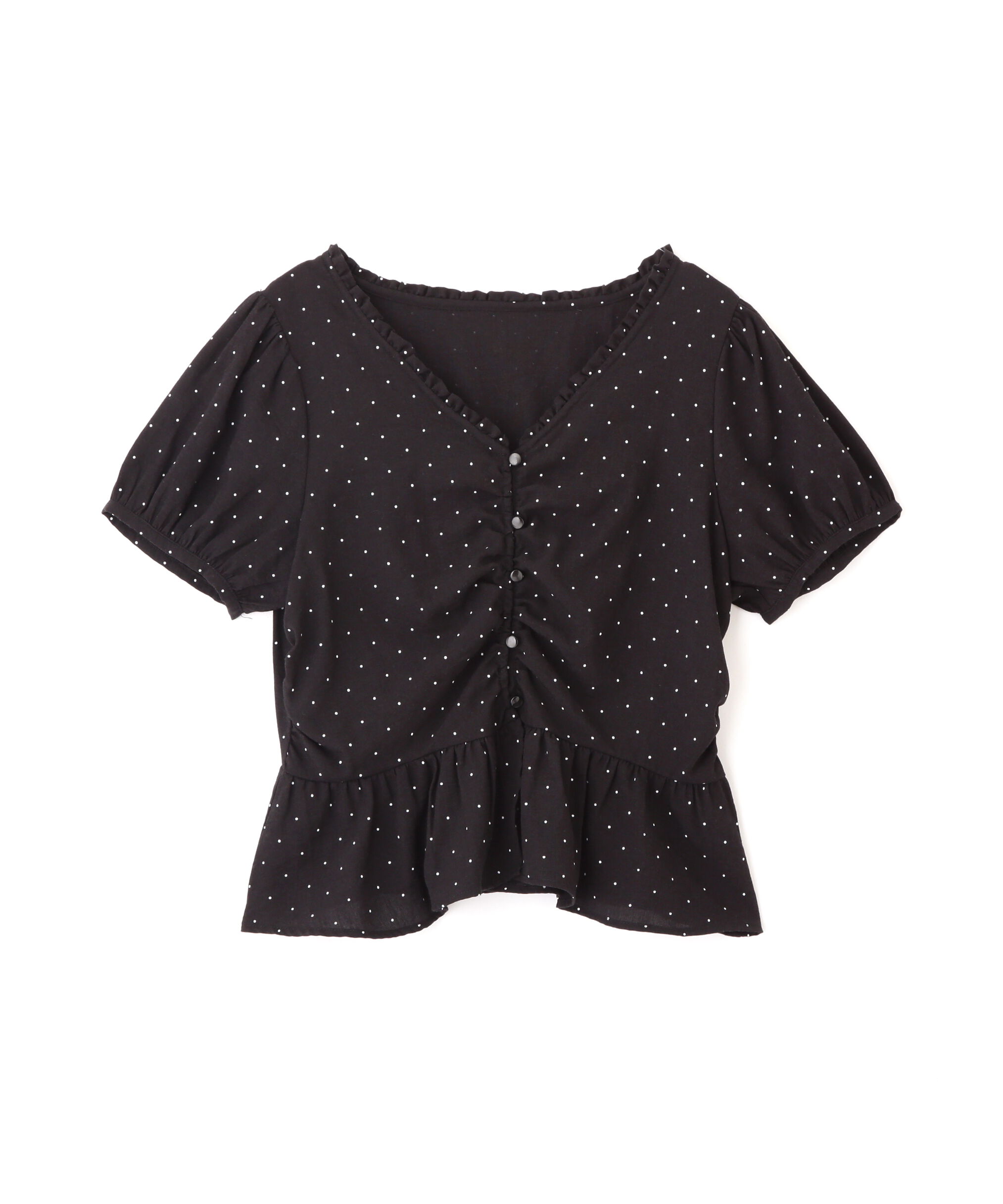  「ペプラムギャザーブラウス」|シャツ・ブラウス|