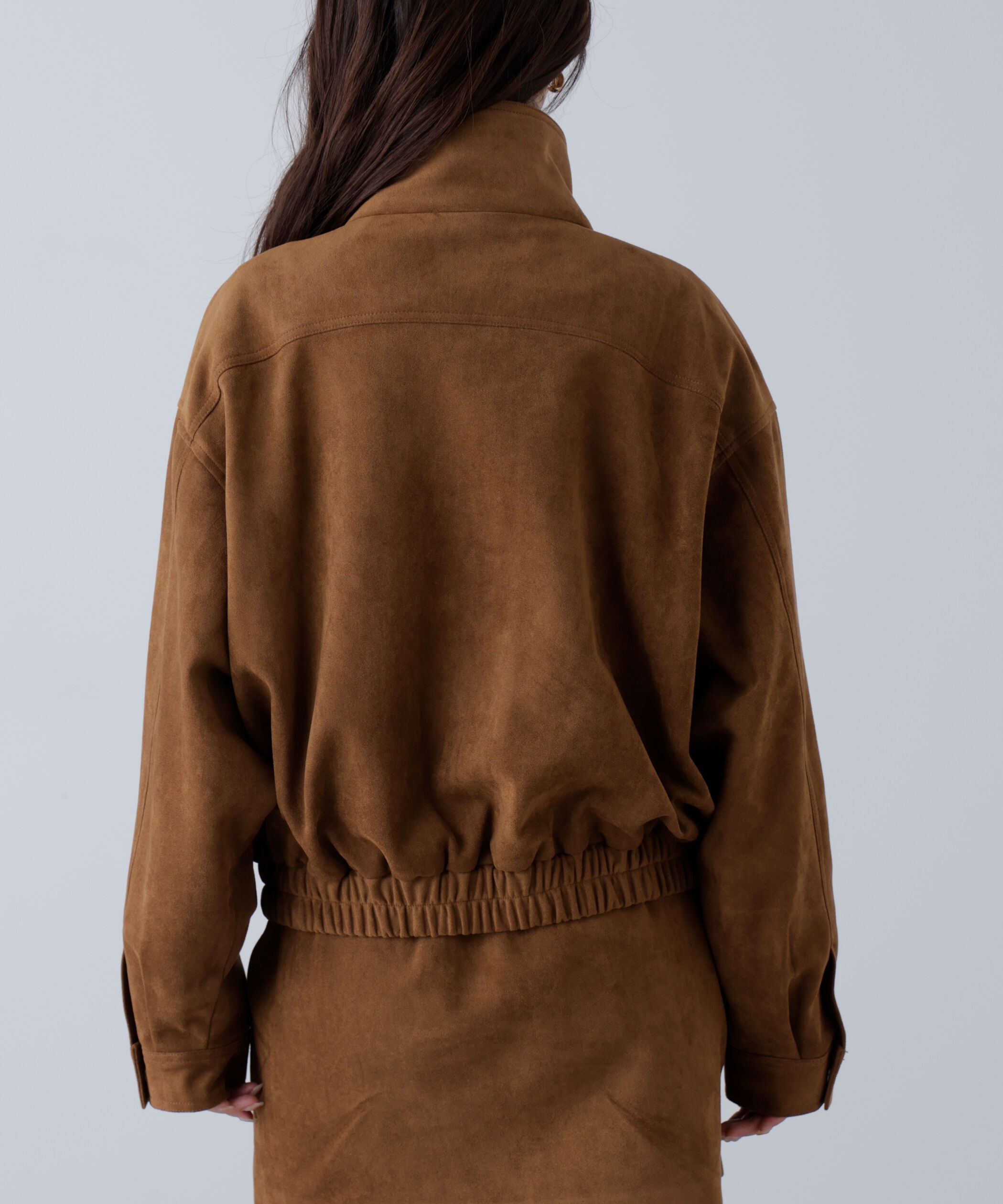  「スタンド合皮ブルゾン」|ブルゾン・スタジャン|