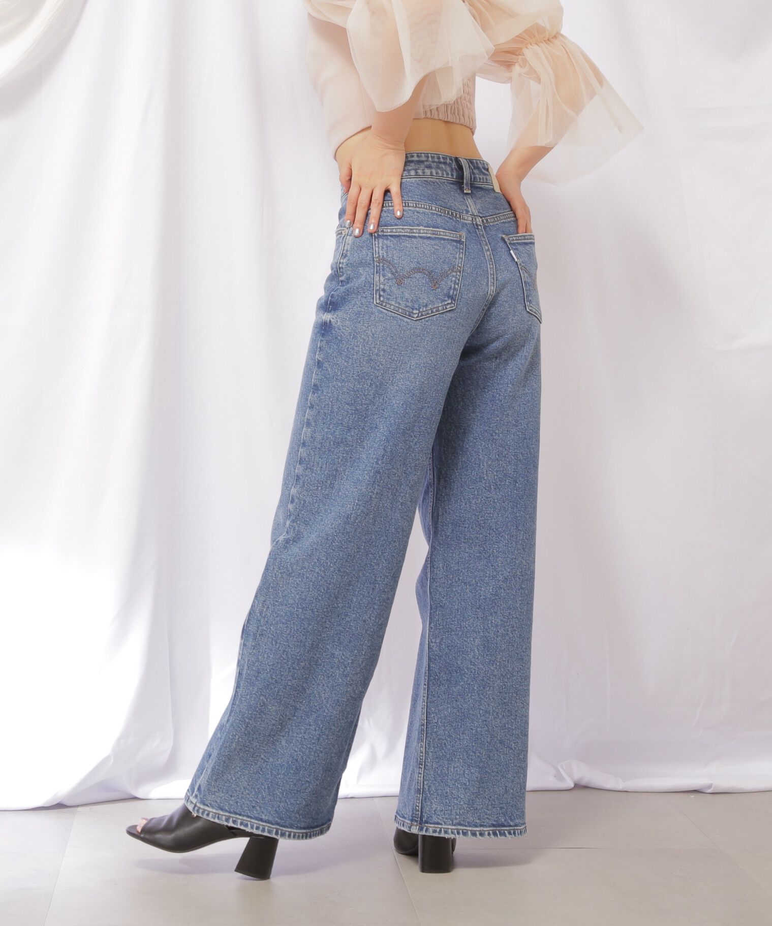  「EDWINコラボセミフレアデニムパンツ」|その他|