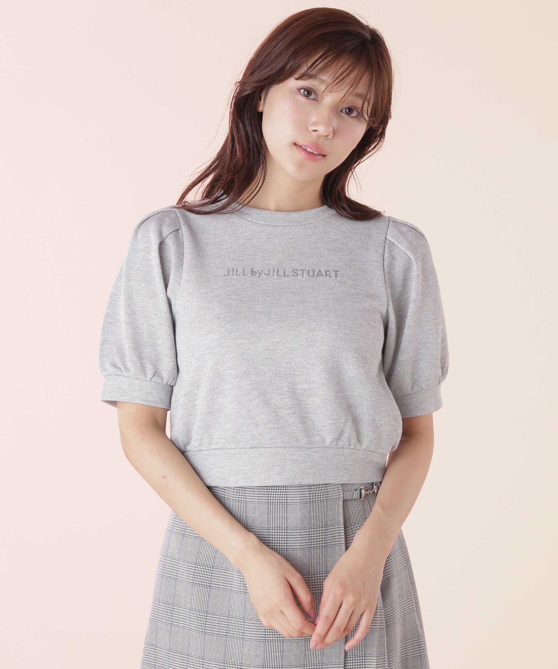  「パワショル半袖シャイニースウェット」|Tシャツ・カットソー|グレー