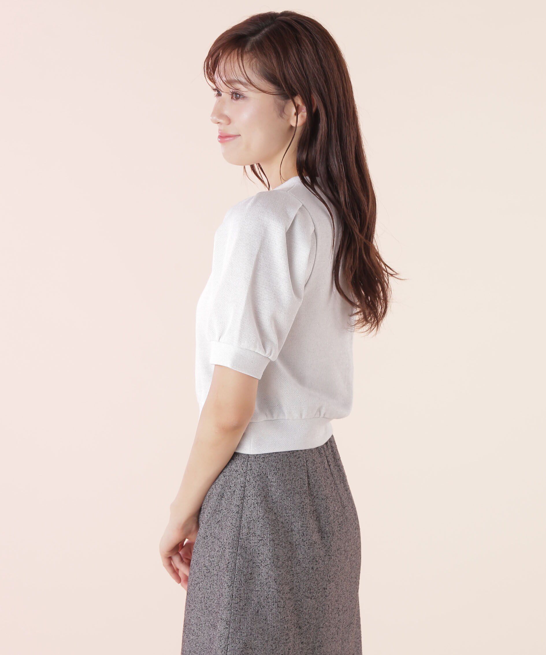  「パワショル半袖シャイニースウェット」|Tシャツ・カットソー|