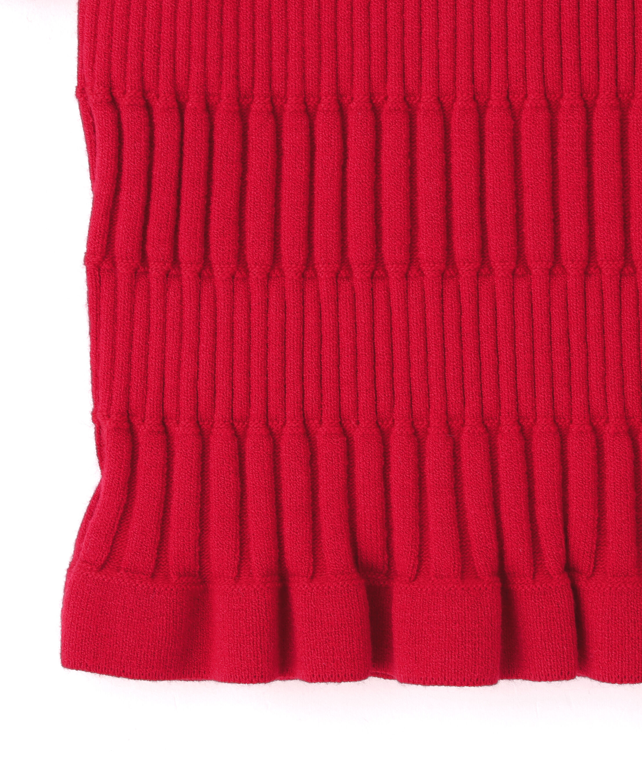  「前後2way変形リブニット」|ニット・セーター|