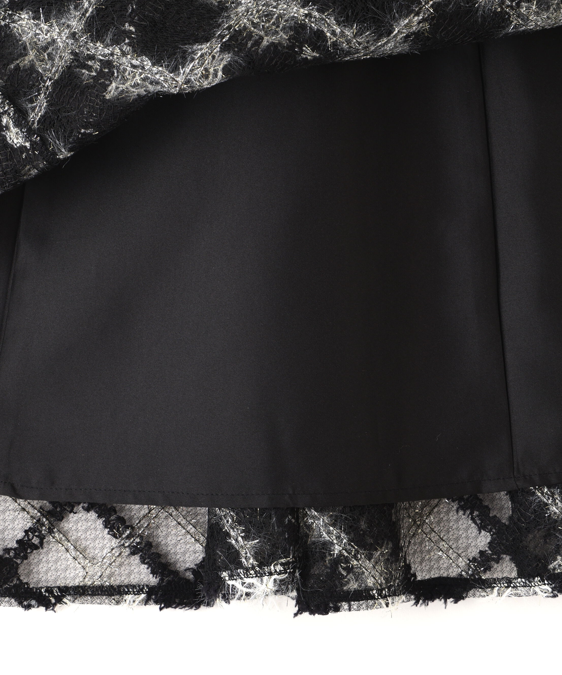  「エンブロイダリーシアーチェック」|スカート|