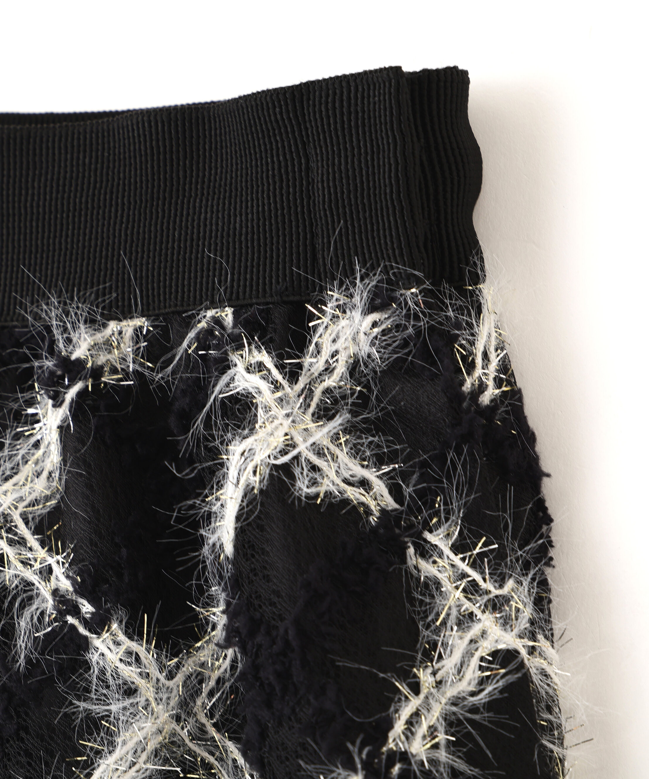  「エンブロイダリーシアーチェック」|スカート|