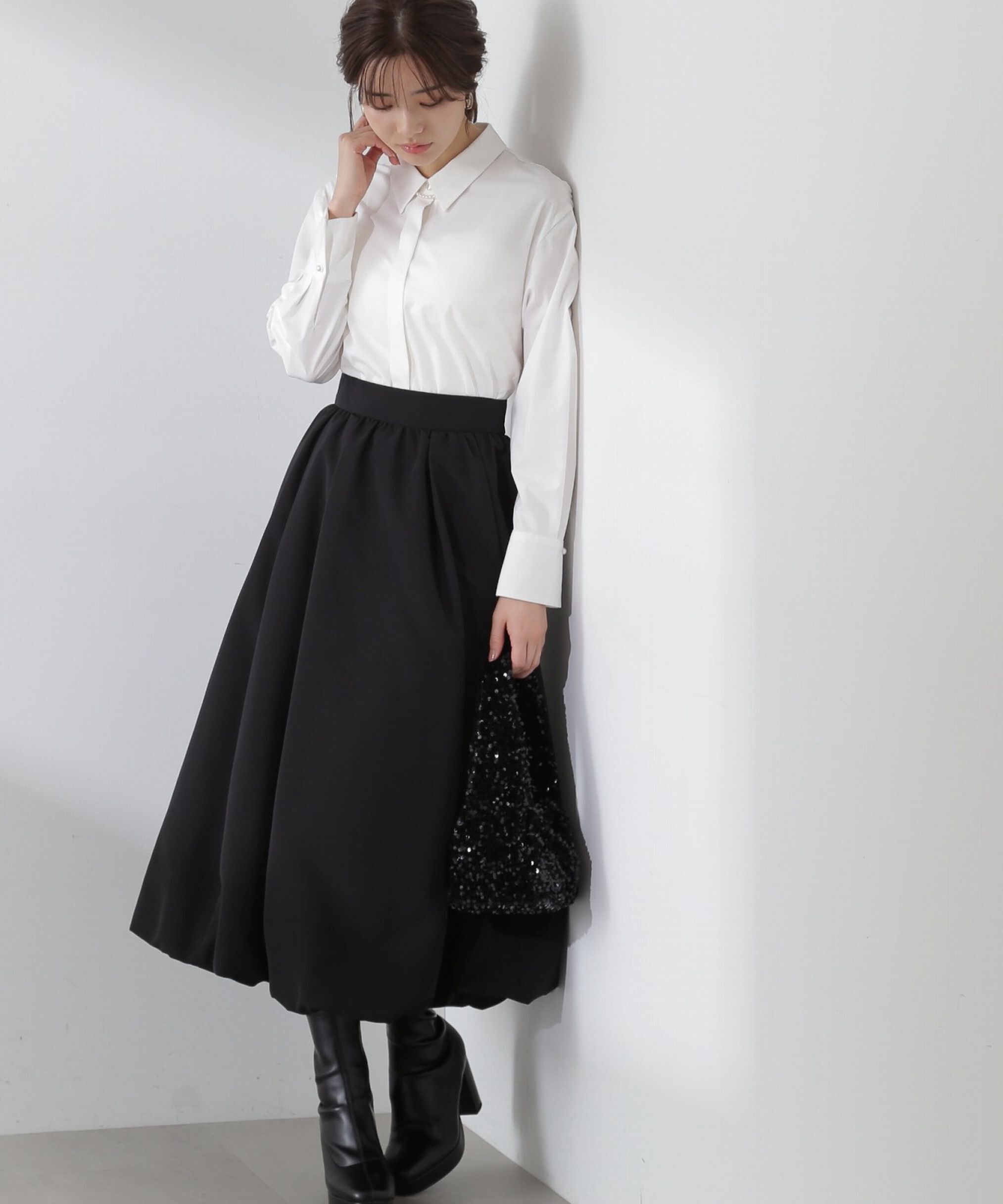 PROPORTION BODY DRESSING「バルーンフレアスカート」|スカート|