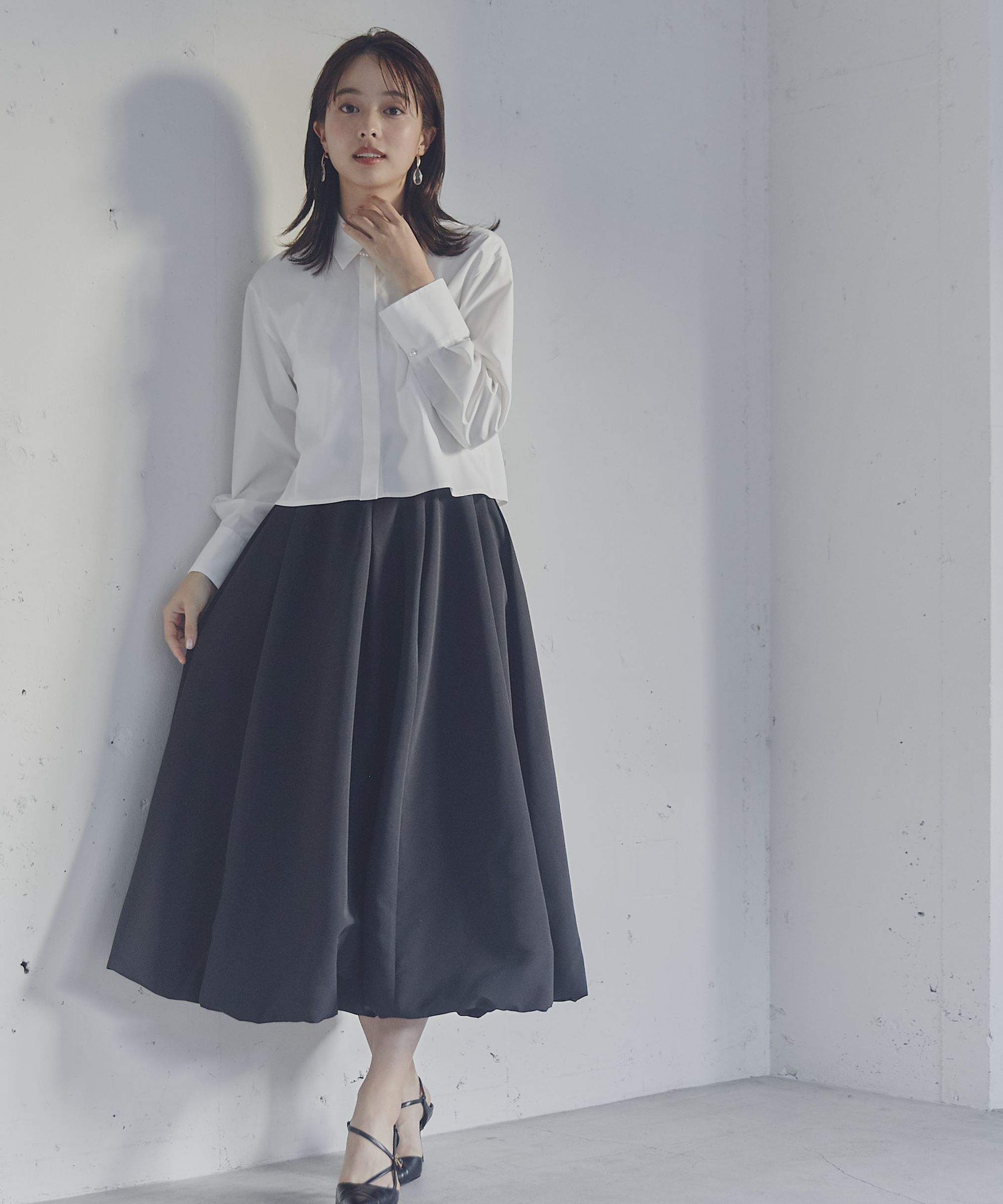 PROPORTION BODY DRESSING「バルーンフレアスカート」|スカート|