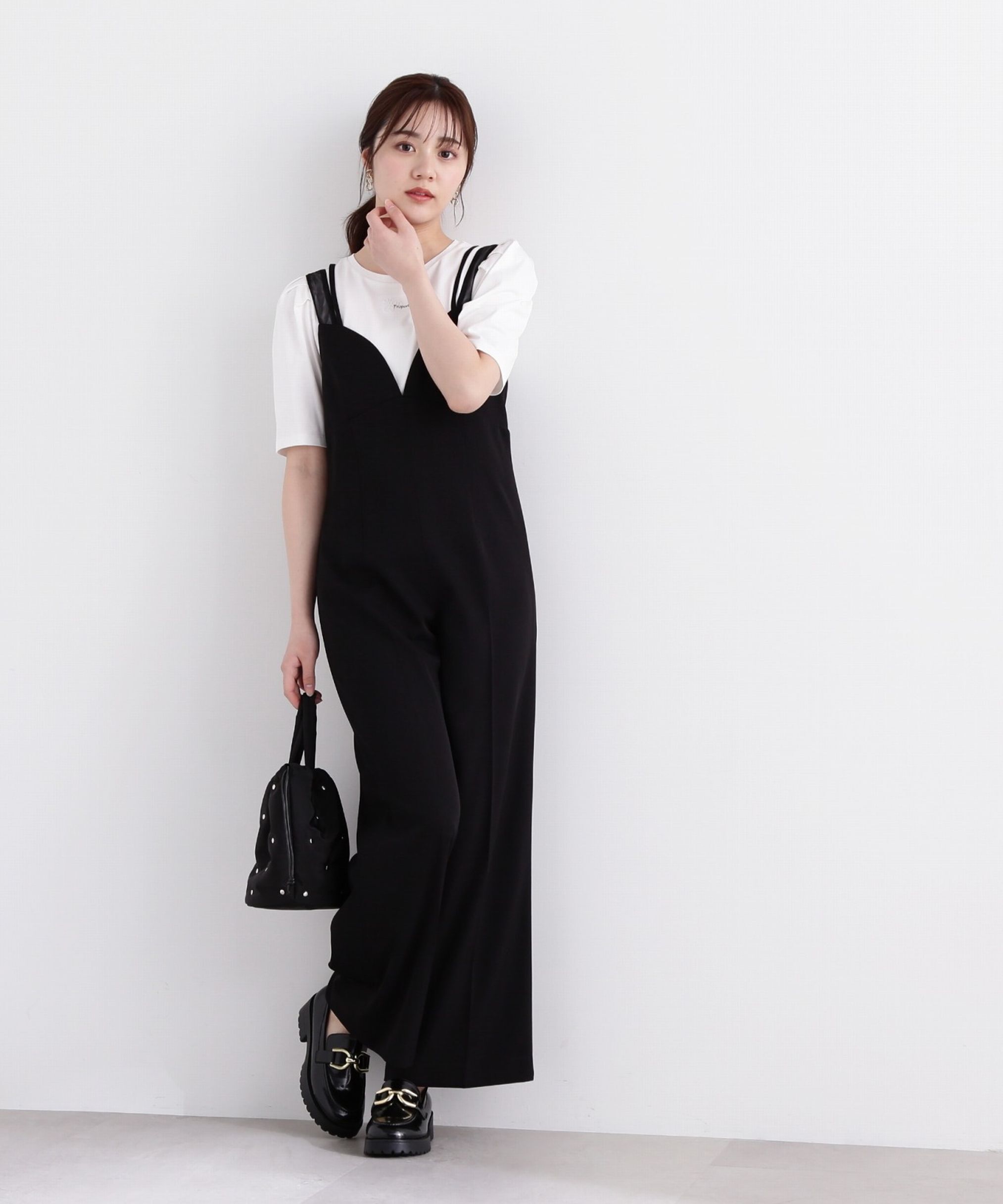 PROPORTION BODY DRESSING「チュールデザインオールインワン」|ワンピース|