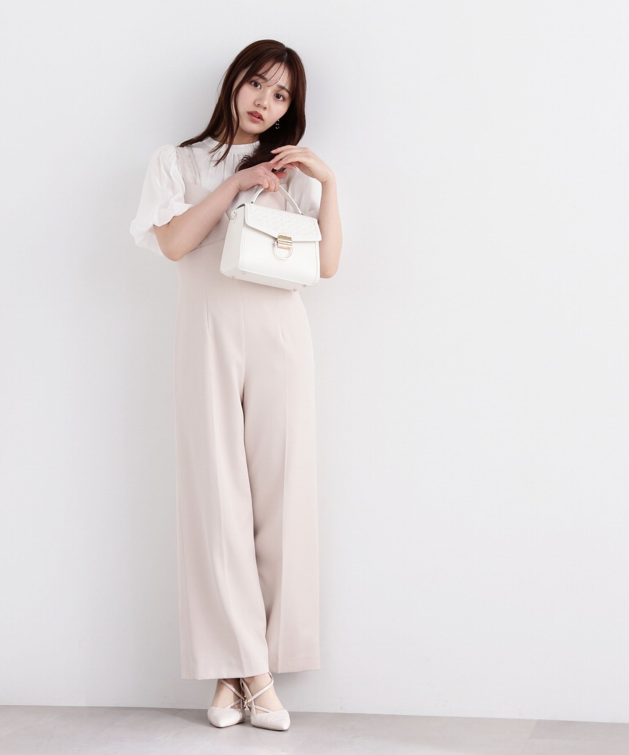 PROPORTION BODY DRESSING「チュールデザインオールインワン」|ワンピース|