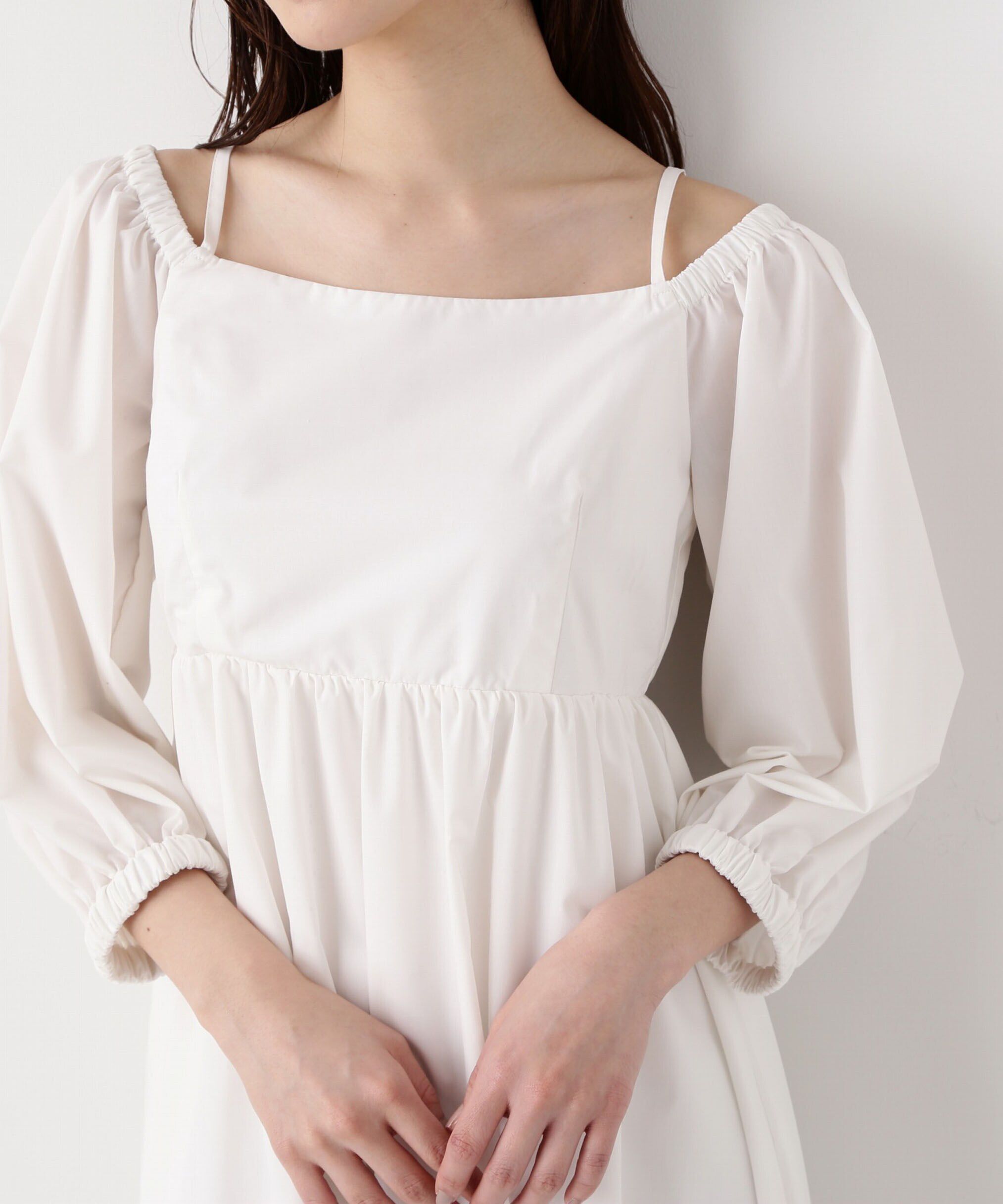 PROPORTION BODY DRESSING「デタッチスリーブワンピース」|ワンピース|