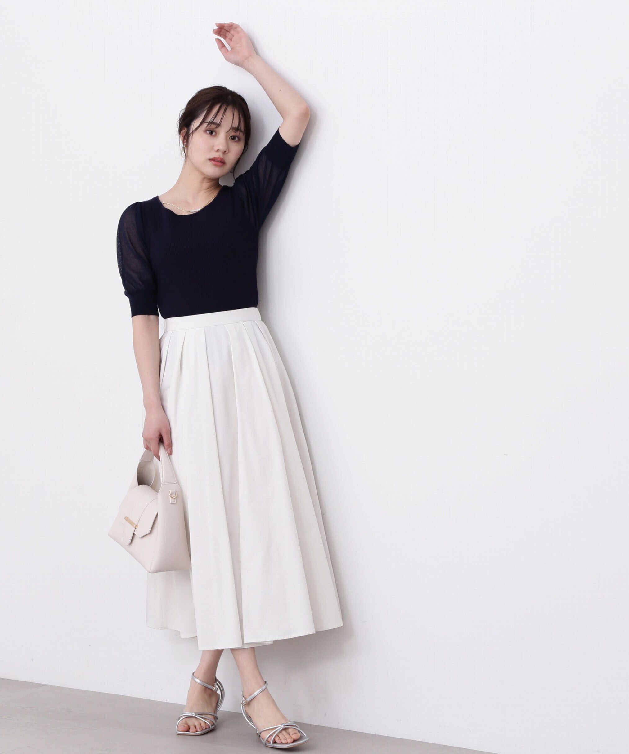 PROPORTION BODY DRESSING「デコルテチェーンリブニット」|ニット・セーター|