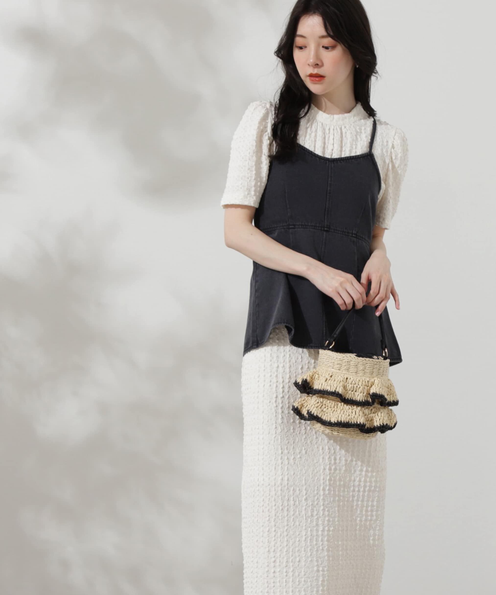 PROPORTION BODY DRESSING「デニムキャミ&times;カットワンピセット」|ワンピース|