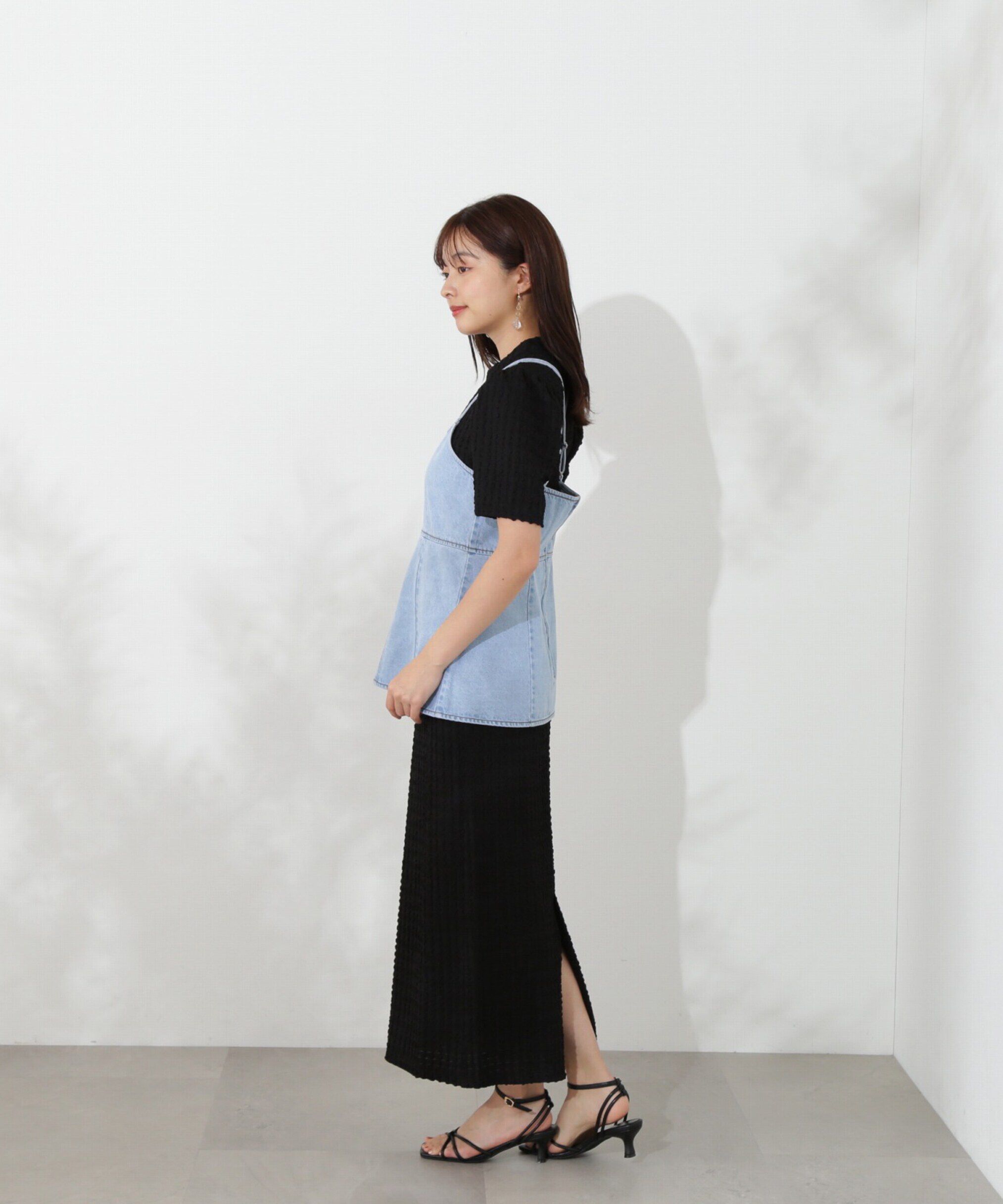 PROPORTION BODY DRESSING「デニムキャミ&times;カットワンピセット」|ワンピース|