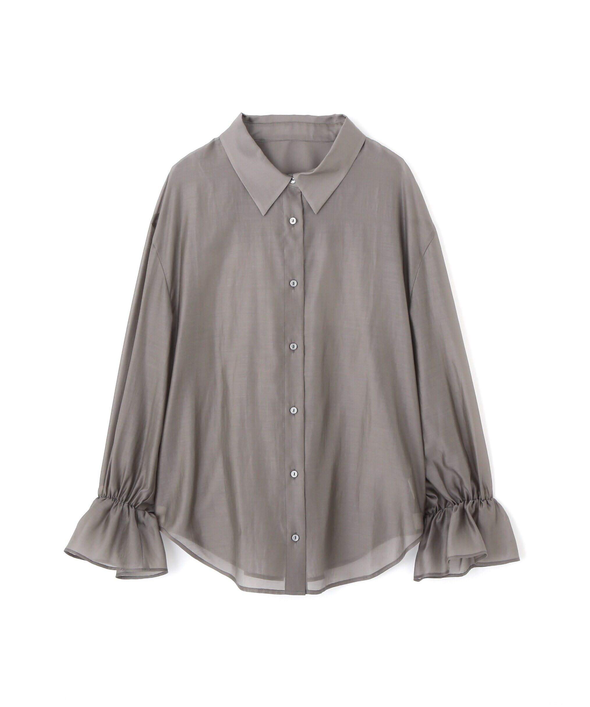 PROPORTION BODY DRESSING「キャンディースリーブシアーシャツ」|シャツ・ブラウス|