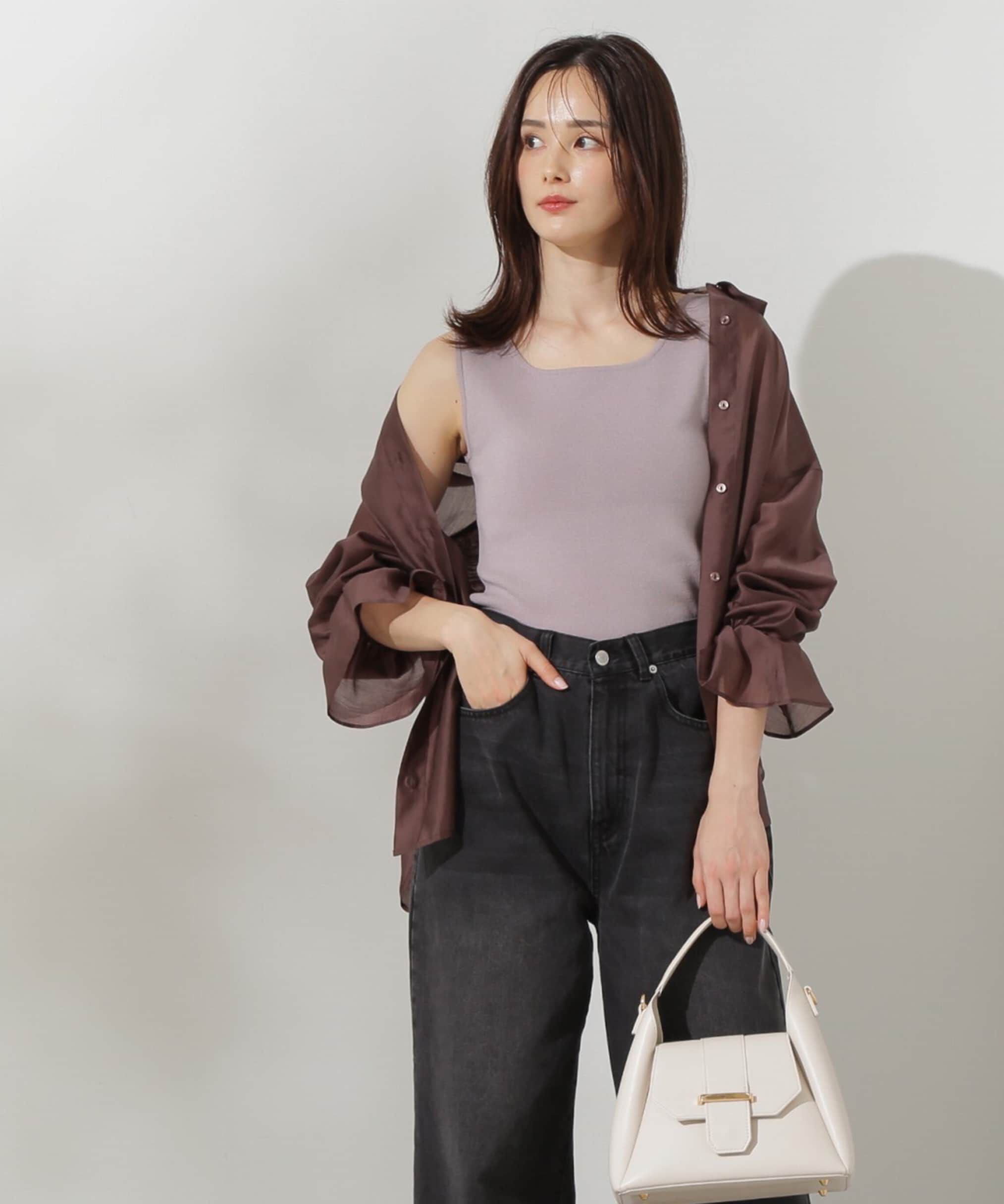 PROPORTION BODY DRESSING「キャンディースリーブシアーシャツ」|シャツ・ブラウス|