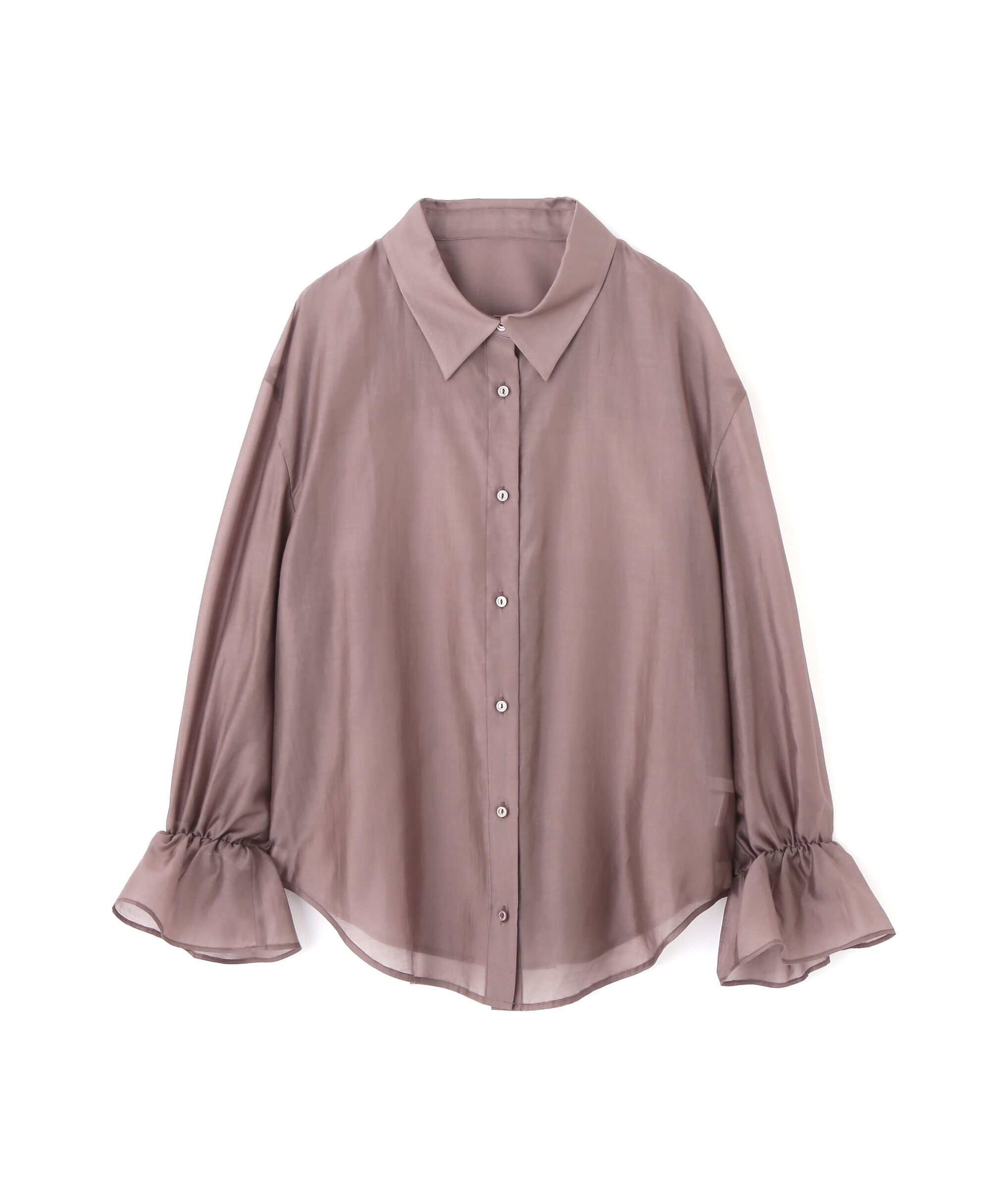 PROPORTION BODY DRESSING「キャンディースリーブシアーシャツ」|シャツ・ブラウス|