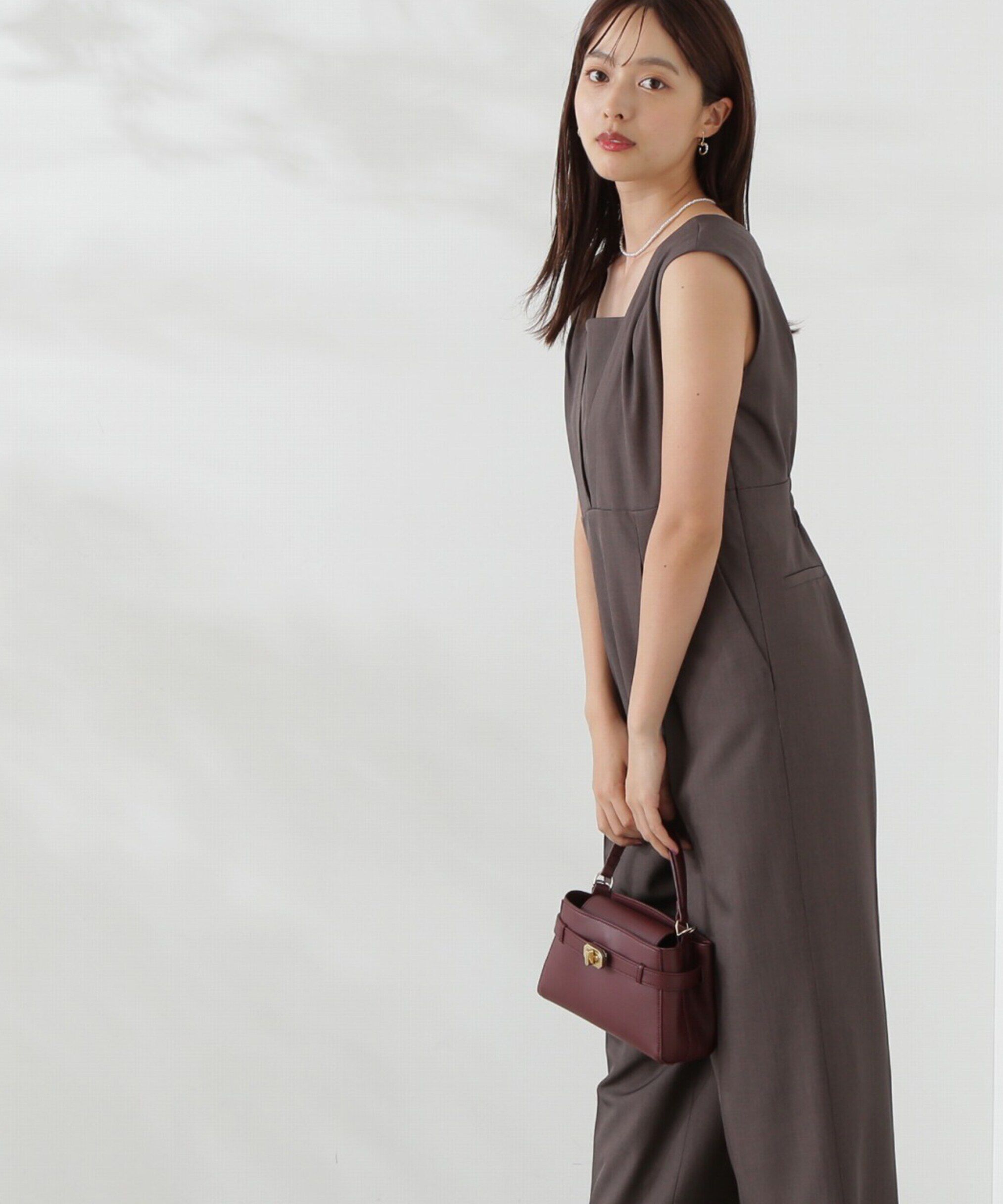 PROPORTION BODY DRESSING「レイヤード風ロンパース」|ワンピース|