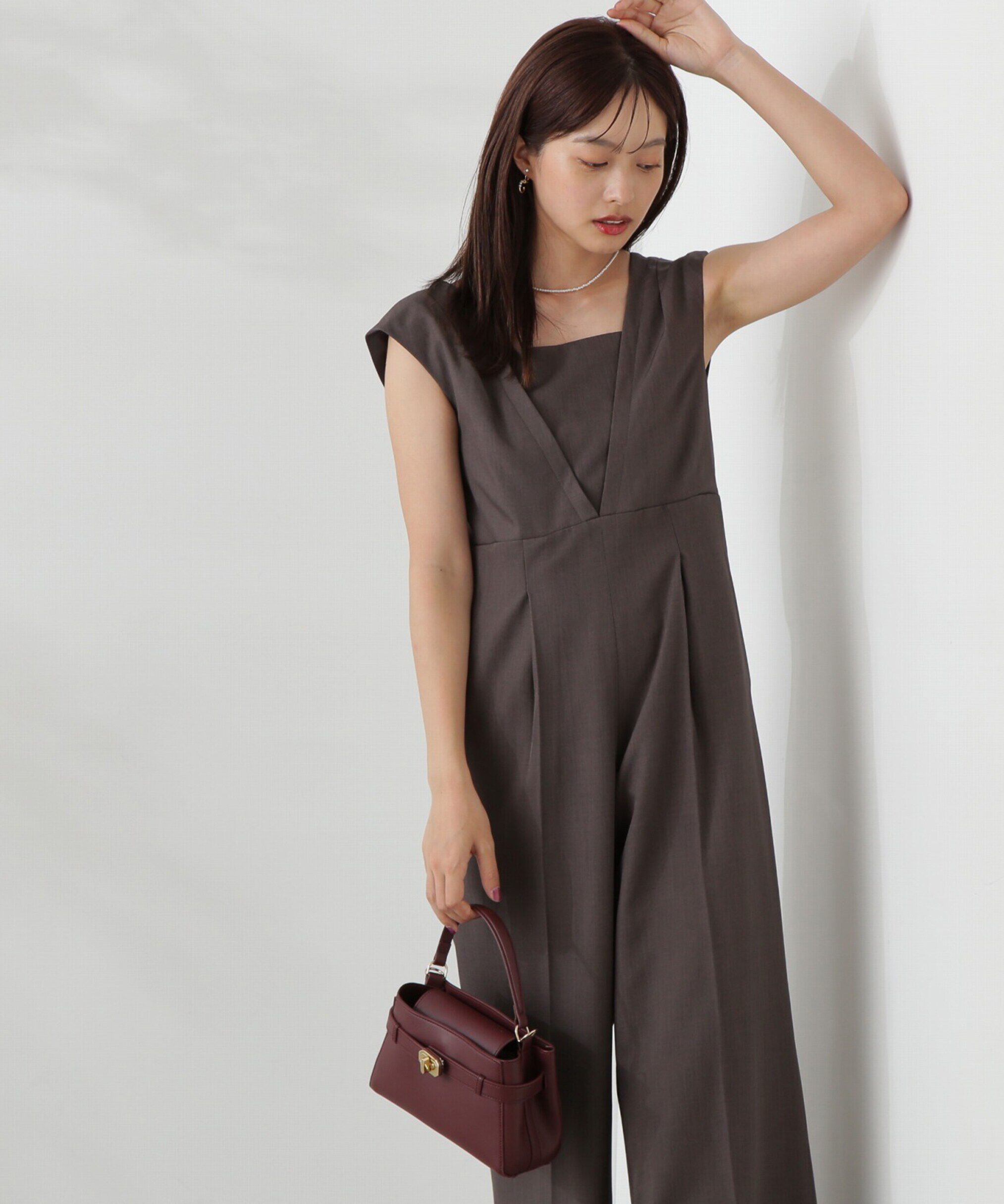 PROPORTION BODY DRESSING「レイヤード風ロンパース」|ワンピース|