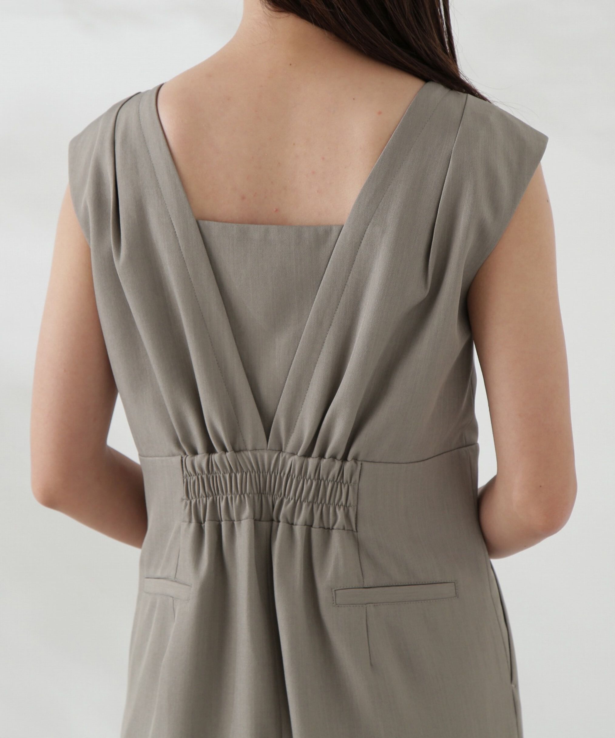 PROPORTION BODY DRESSING「レイヤード風ロンパース」|ワンピース|