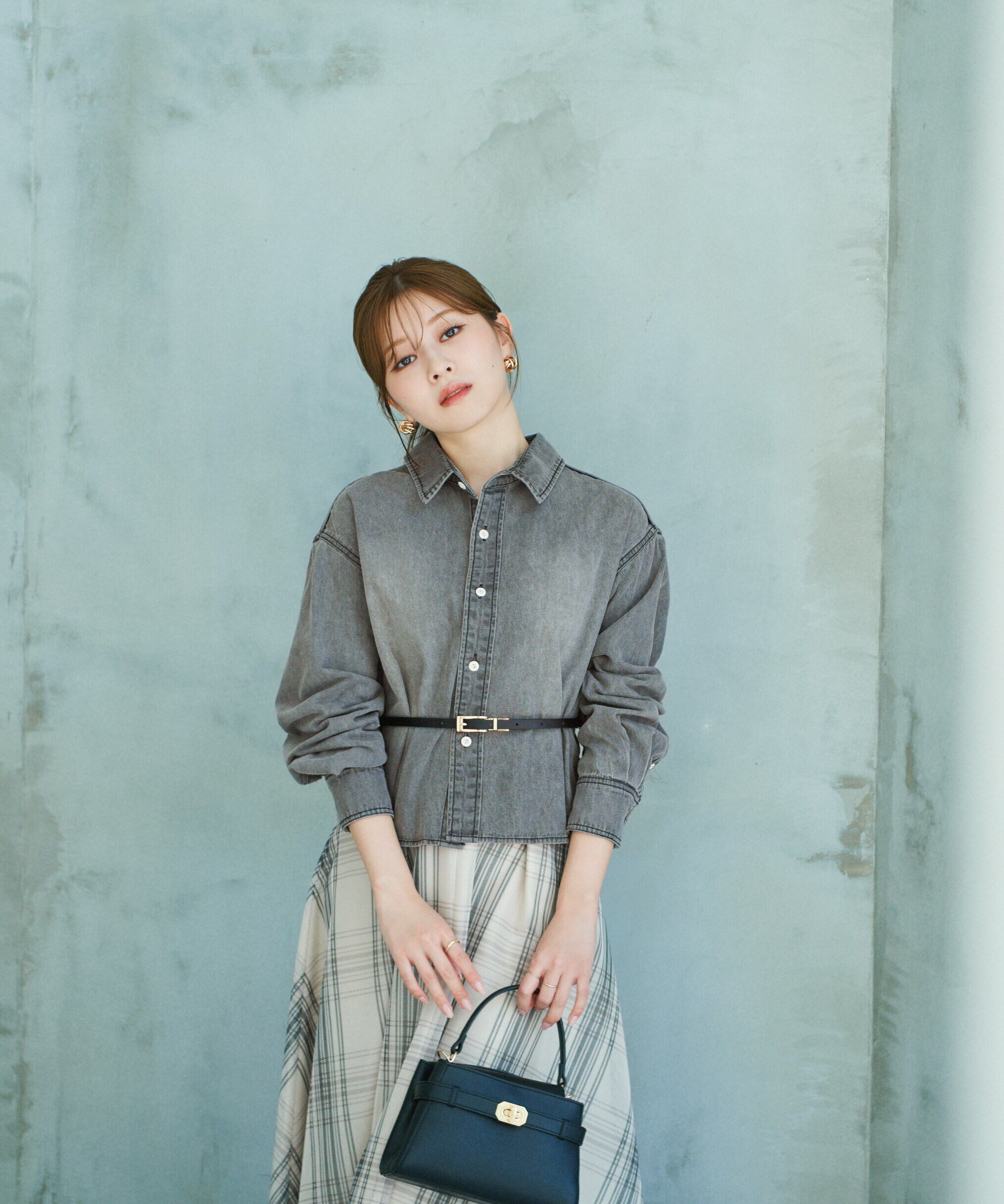 PROPORTION BODY DRESSING「デニムシャツ」|シャツ・ブラウス|グレー