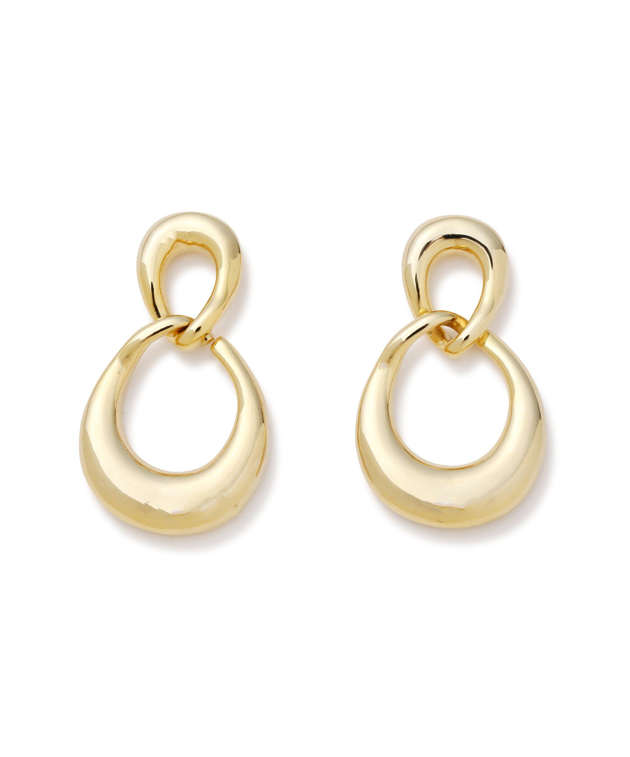 PROPORTION BODY DRESSING「ダブルリングピアス」|その他|ゴールド