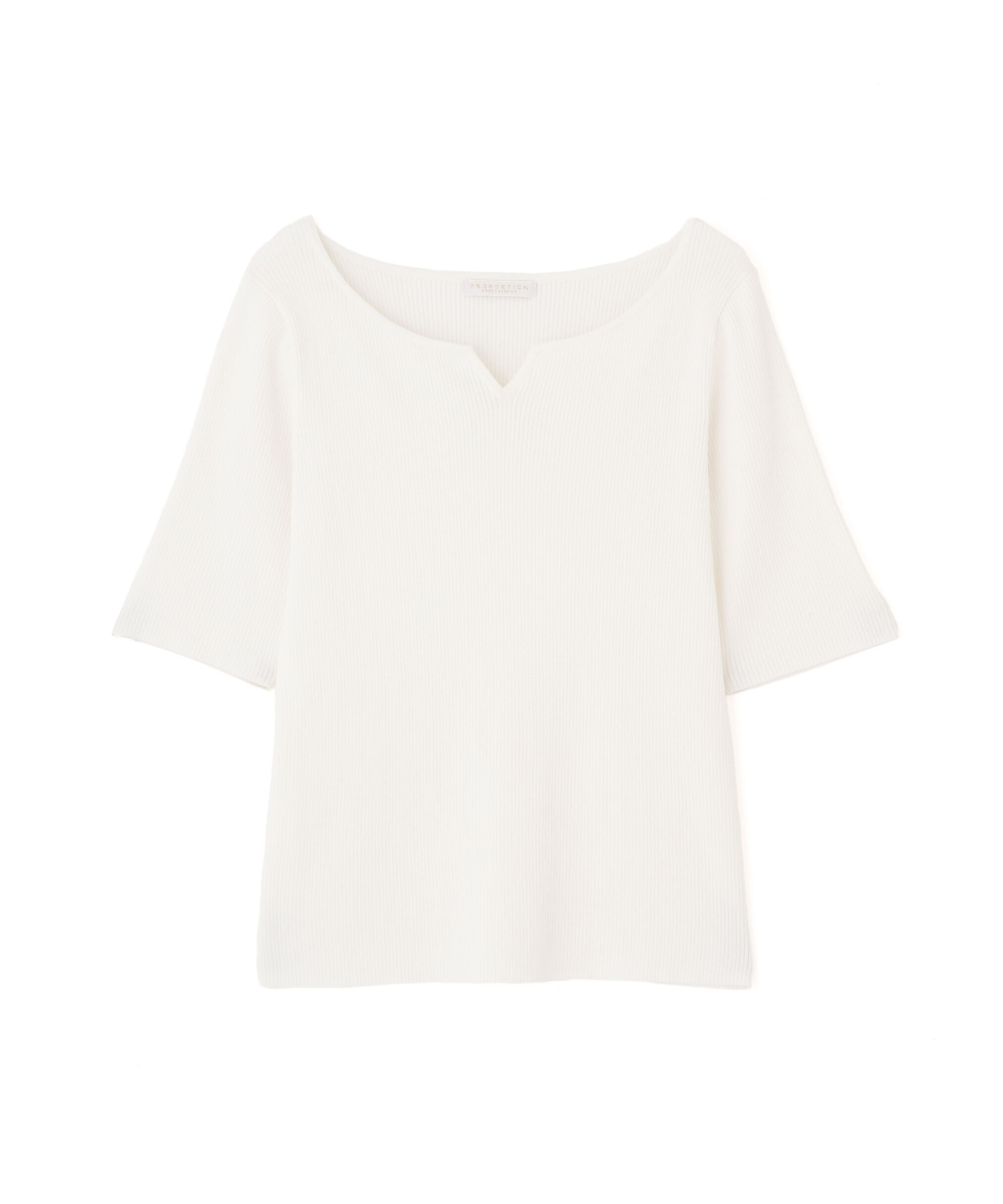 PROPORTION BODY DRESSING「ヘンリーネックリブニット」|ニット・セーター|