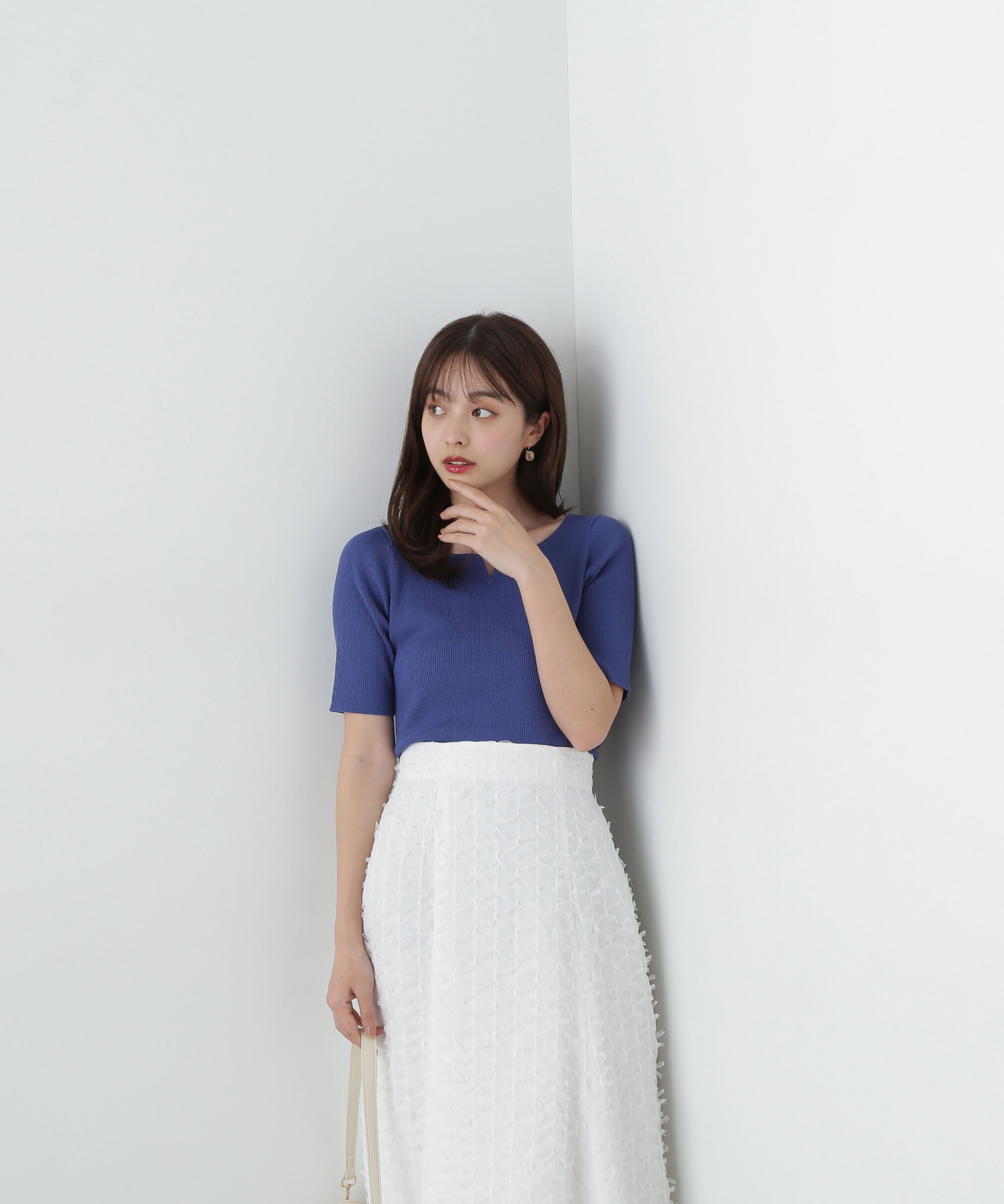 PROPORTION BODY DRESSING「ヘンリーネックリブニット」|ニット・セーター|