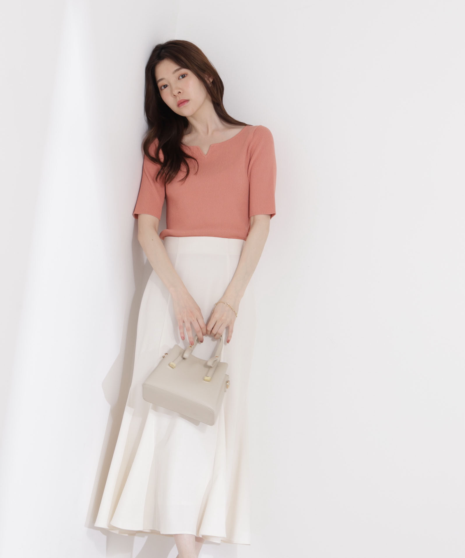 PROPORTION BODY DRESSING「ヘンリーネックリブニット」|ニット・セーター|