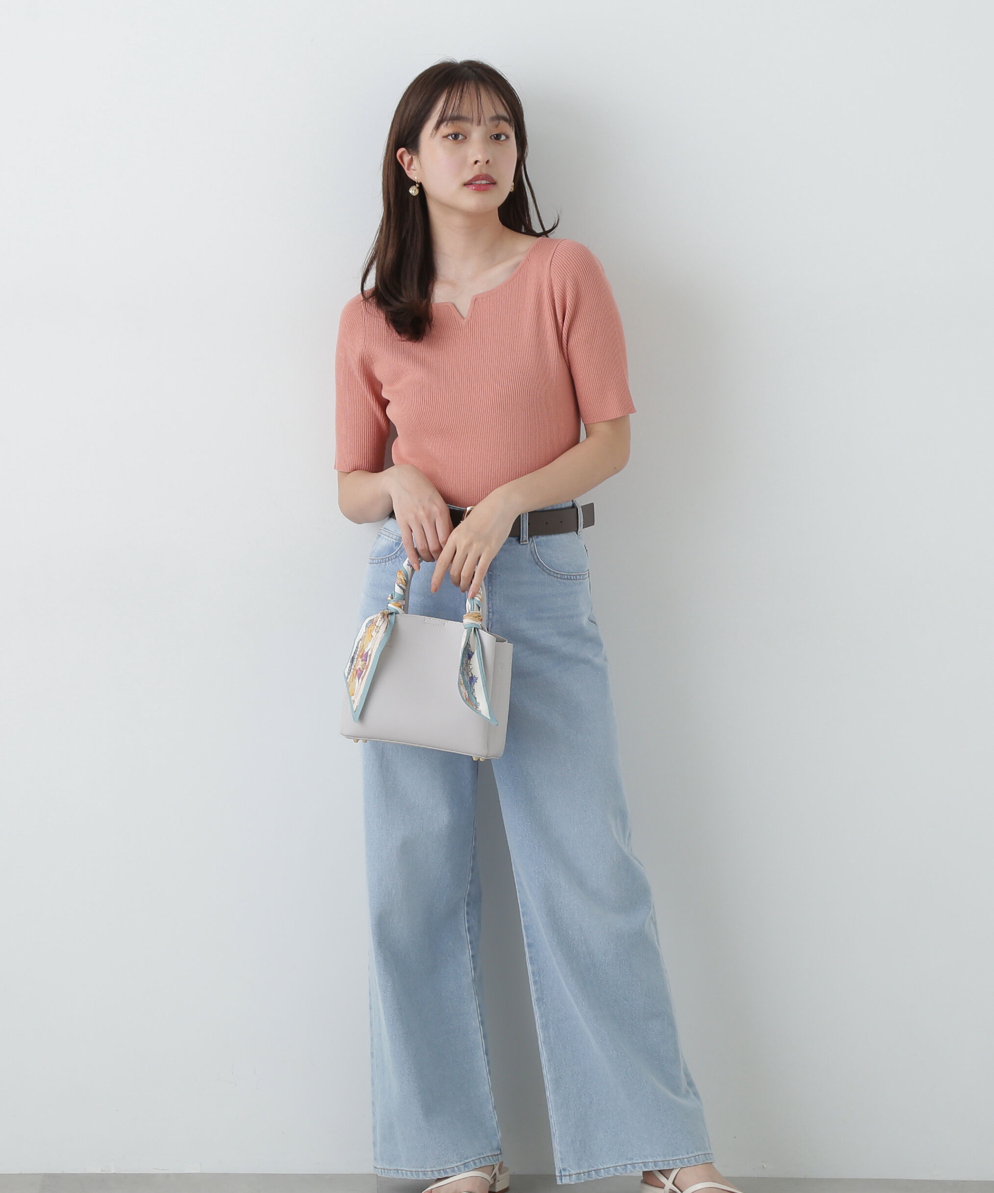 PROPORTION BODY DRESSING「ヘンリーネックリブニット」|ニット・セーター|