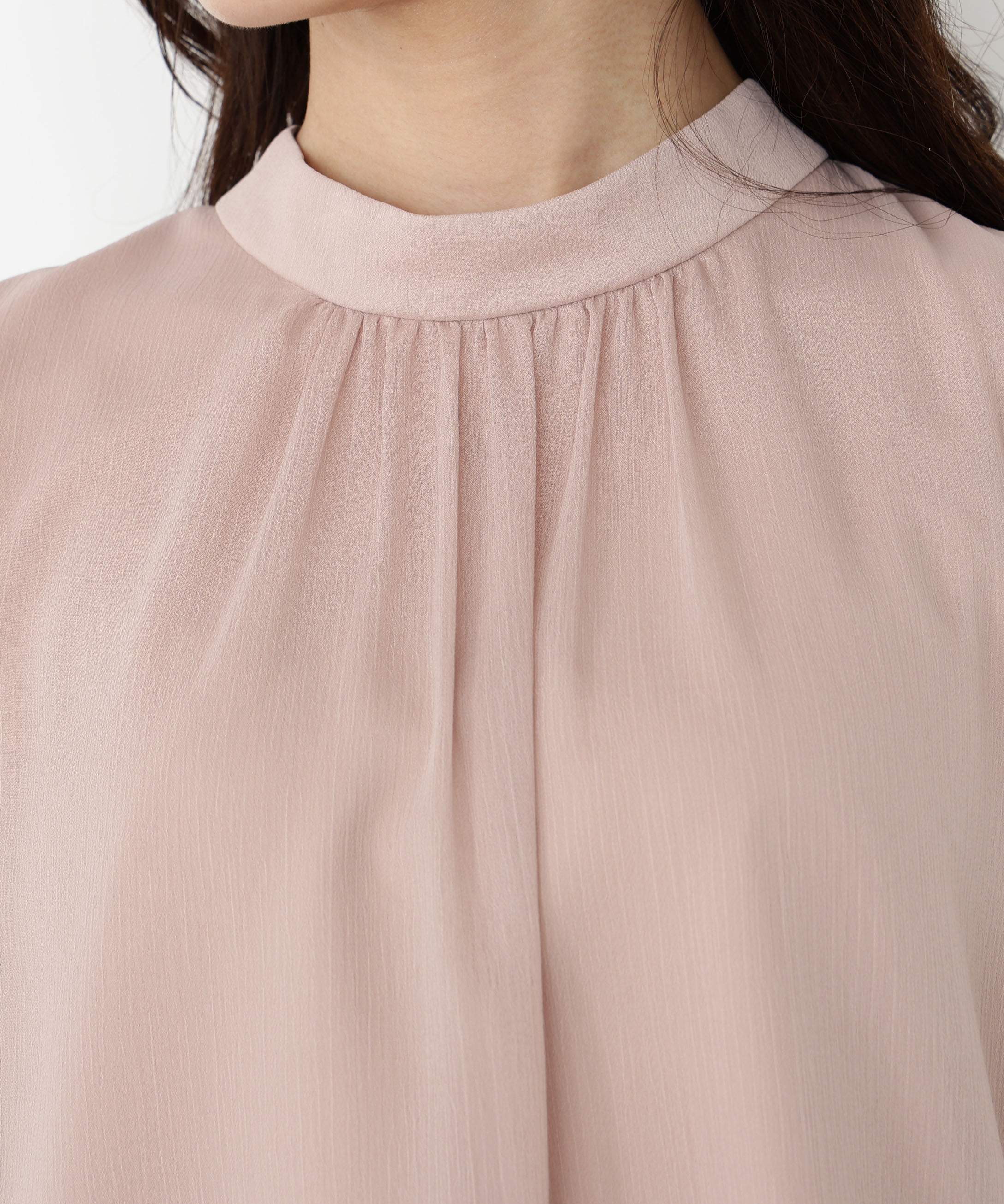 PROPORTION BODY DRESSING「＜ウォッシャブル＞ビッグリボン楊柳ブラウス 25AW」|シャツ・ブラウス|