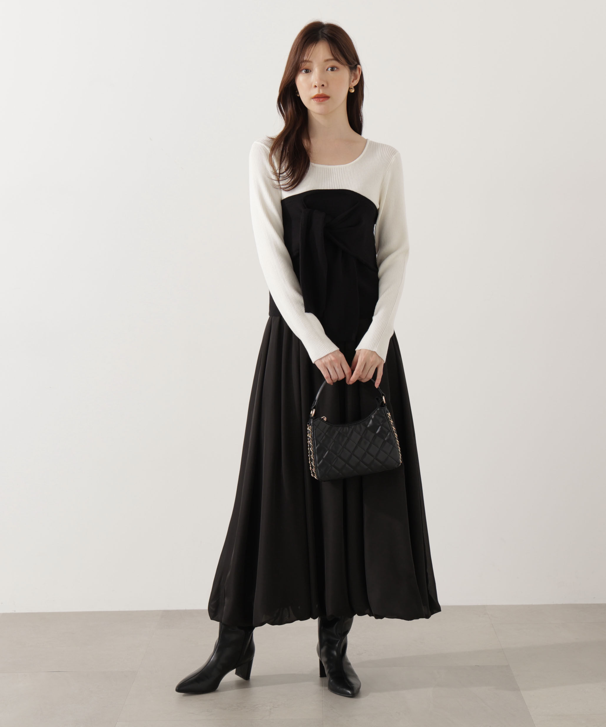 PROPORTION BODY DRESSING「レイヤード風ニット」|ニット・セーター|