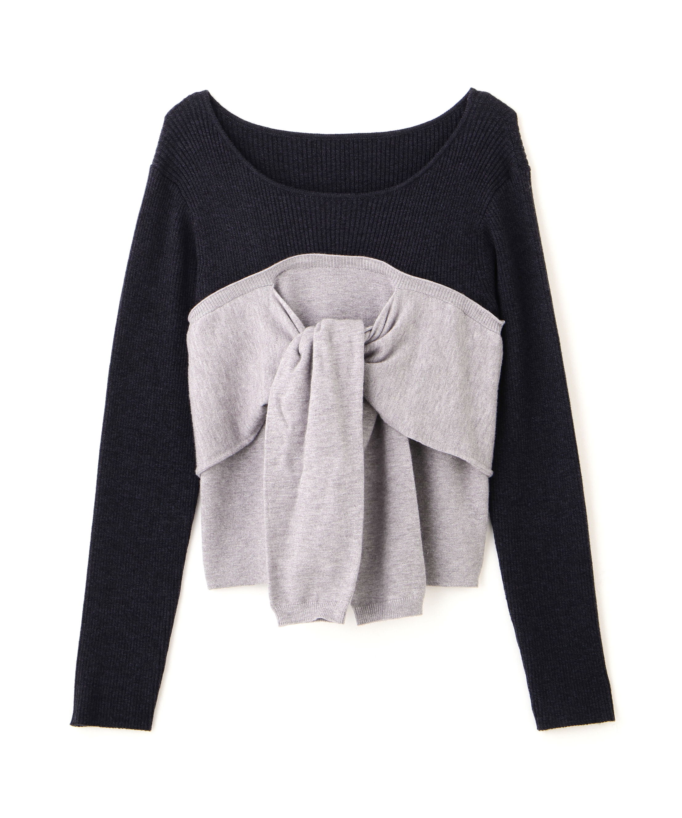 PROPORTION BODY DRESSING「レイヤード風ニット」|ニット・セーター|