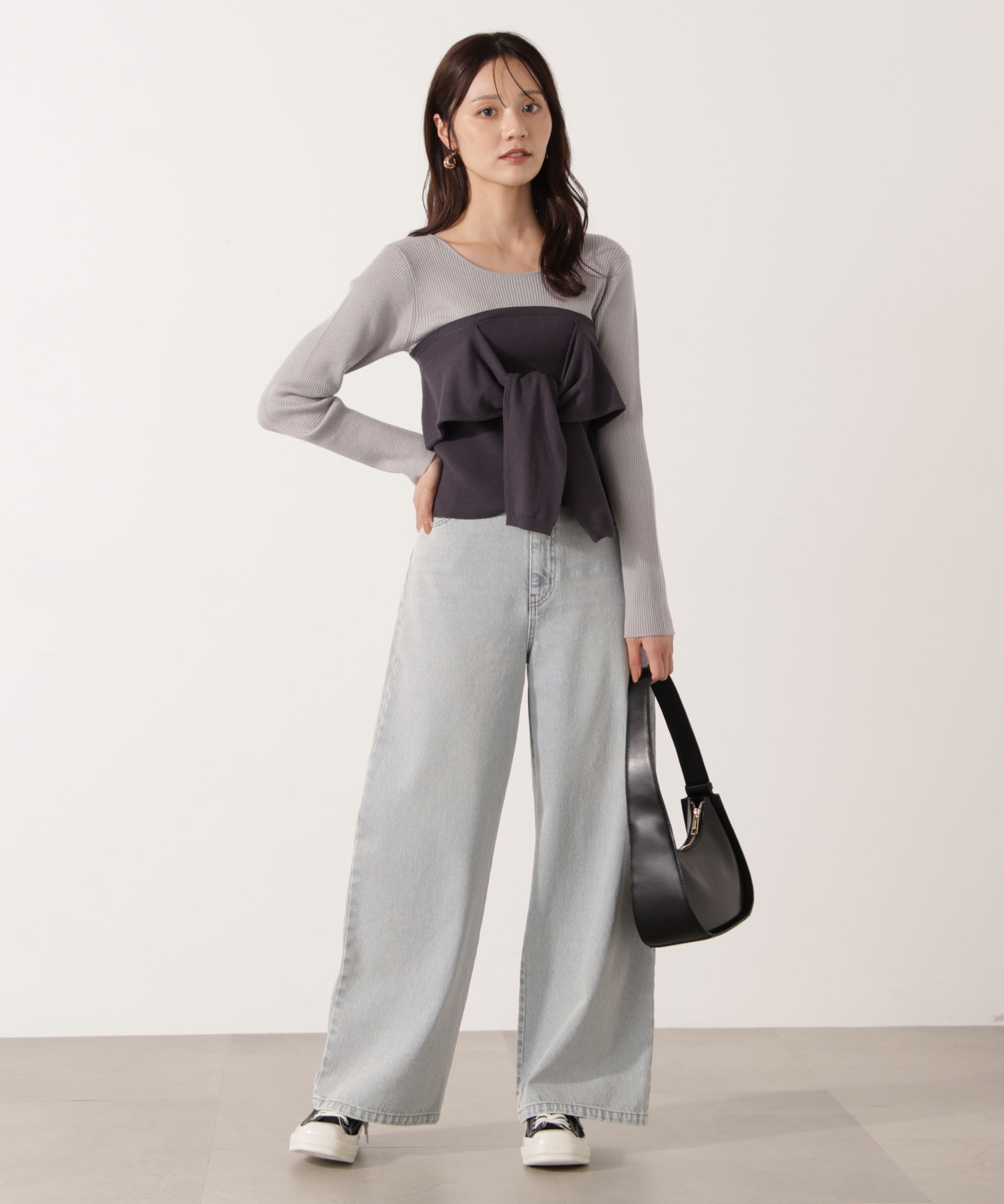 PROPORTION BODY DRESSING「レイヤード風ニット」|ニット・セーター|